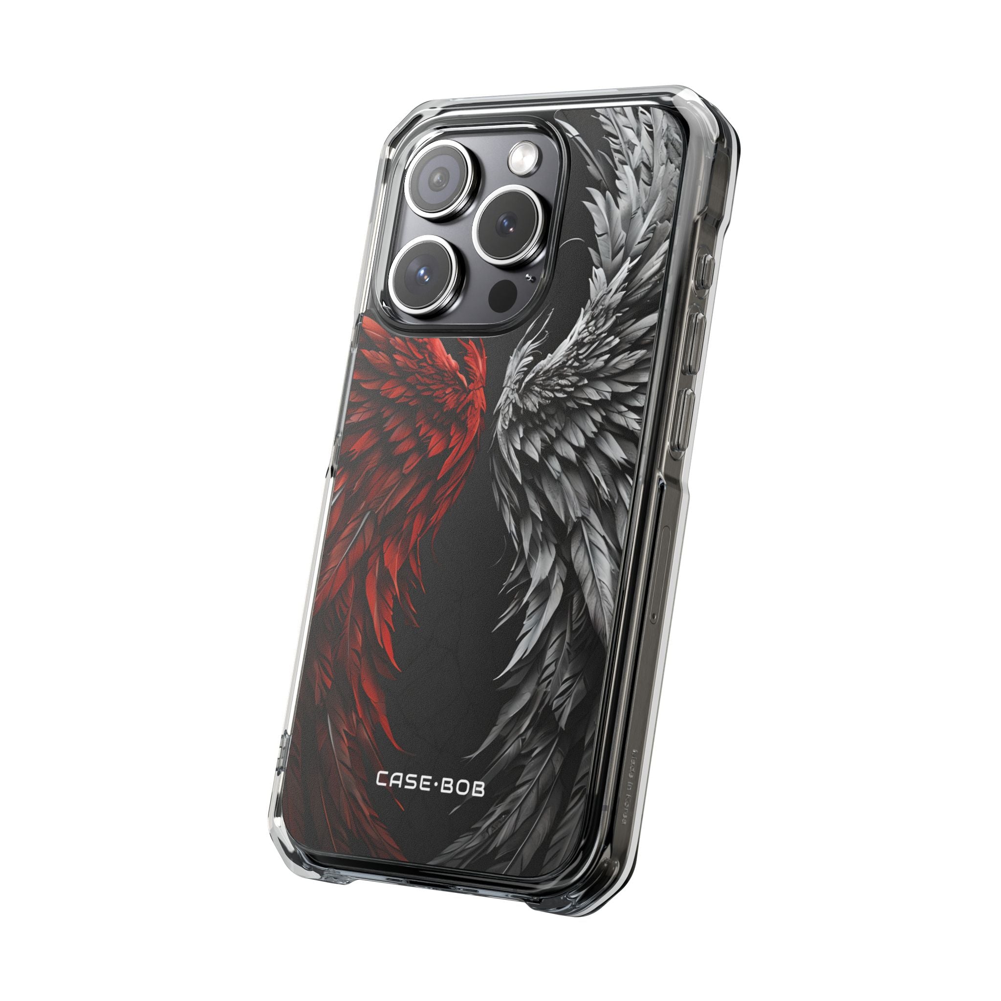 Crimson White Wings iPhone 15 Pro Case - Impact