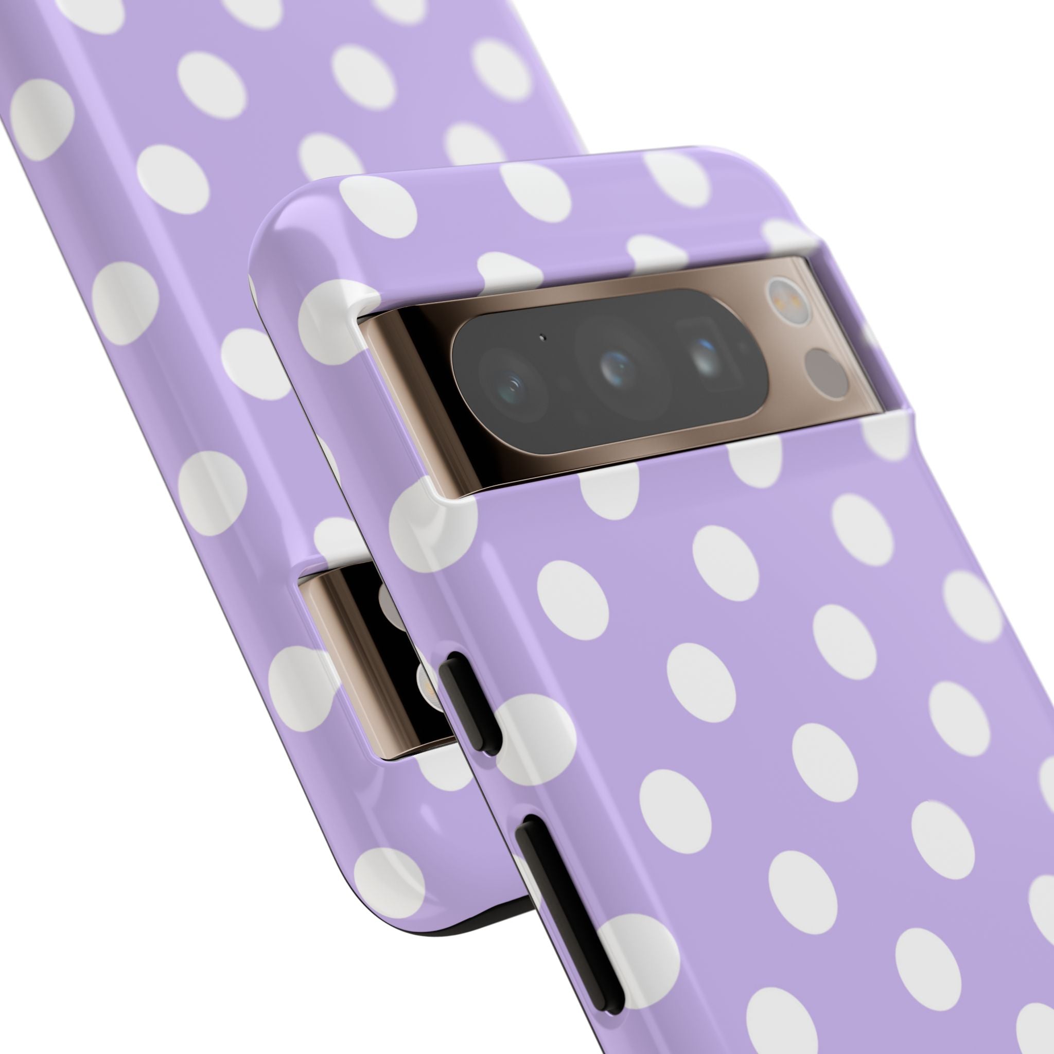 Lavender Polka Grid · Tough Θήκη για Google Pixel