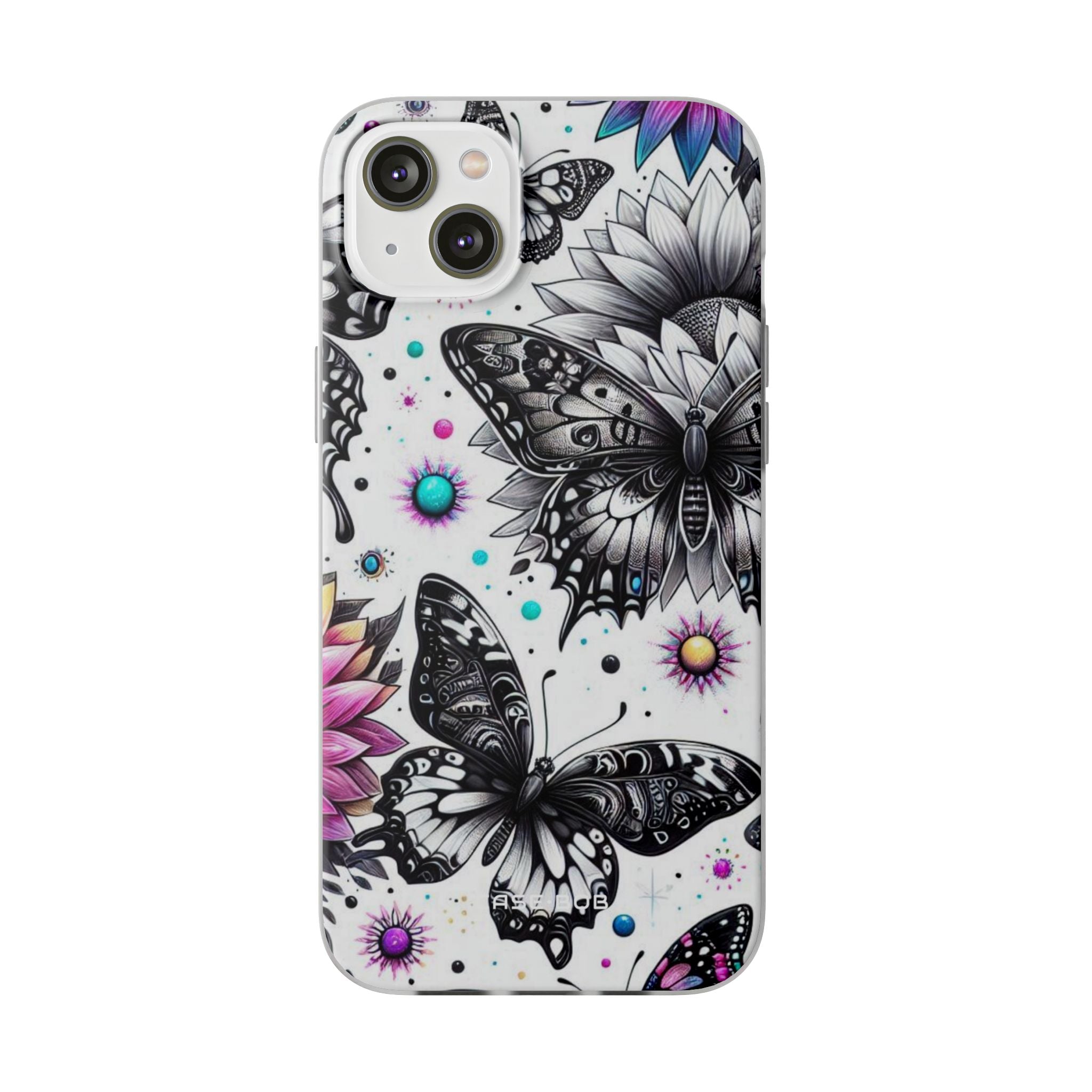 Butterfly Bloom iPhone 14 Plus Case - Soft