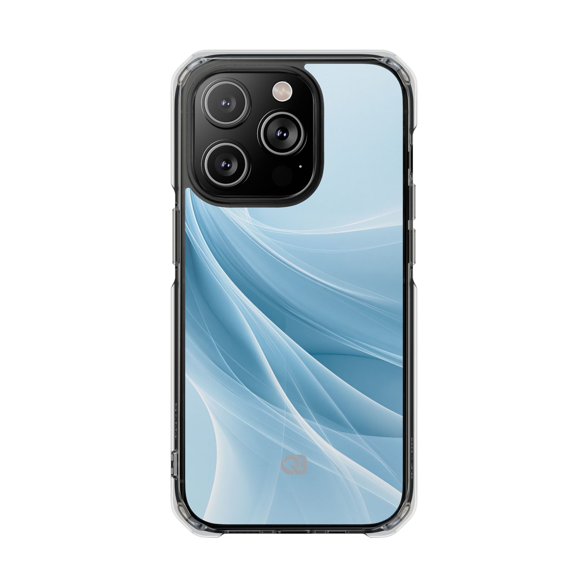 Blue Impact MagSafe Phone Case for iPhone - Arctic Silk Drift