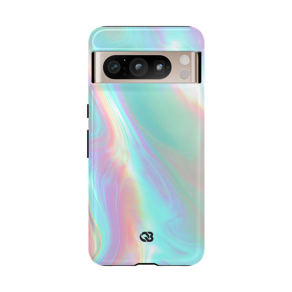 Prismatic Liquid Light · Tough Phone Case for Pixel · Teal