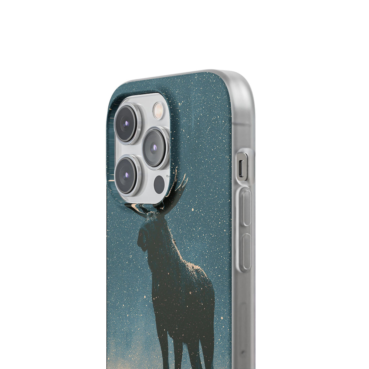 Nordic Boreal Moose · Lite Phone Case for iPhone · Blue
