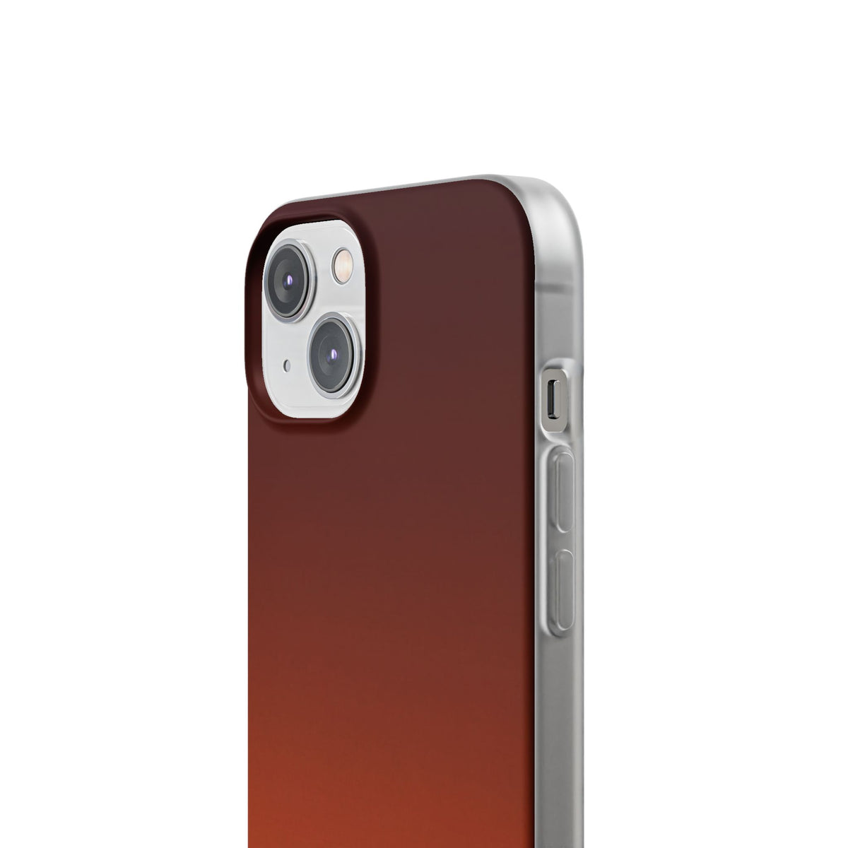 Orange Lite Phone Case for iPhone - Obsidian Ember Fade