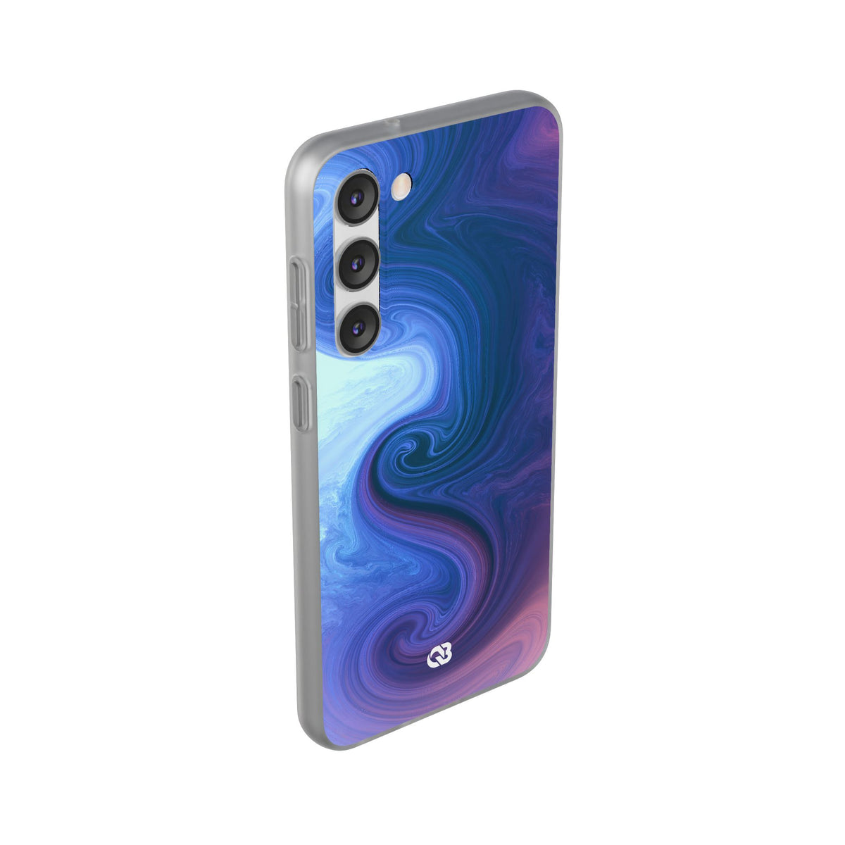 Azure Fluid Swirl · Lite Phone Case for Samsung · Blue