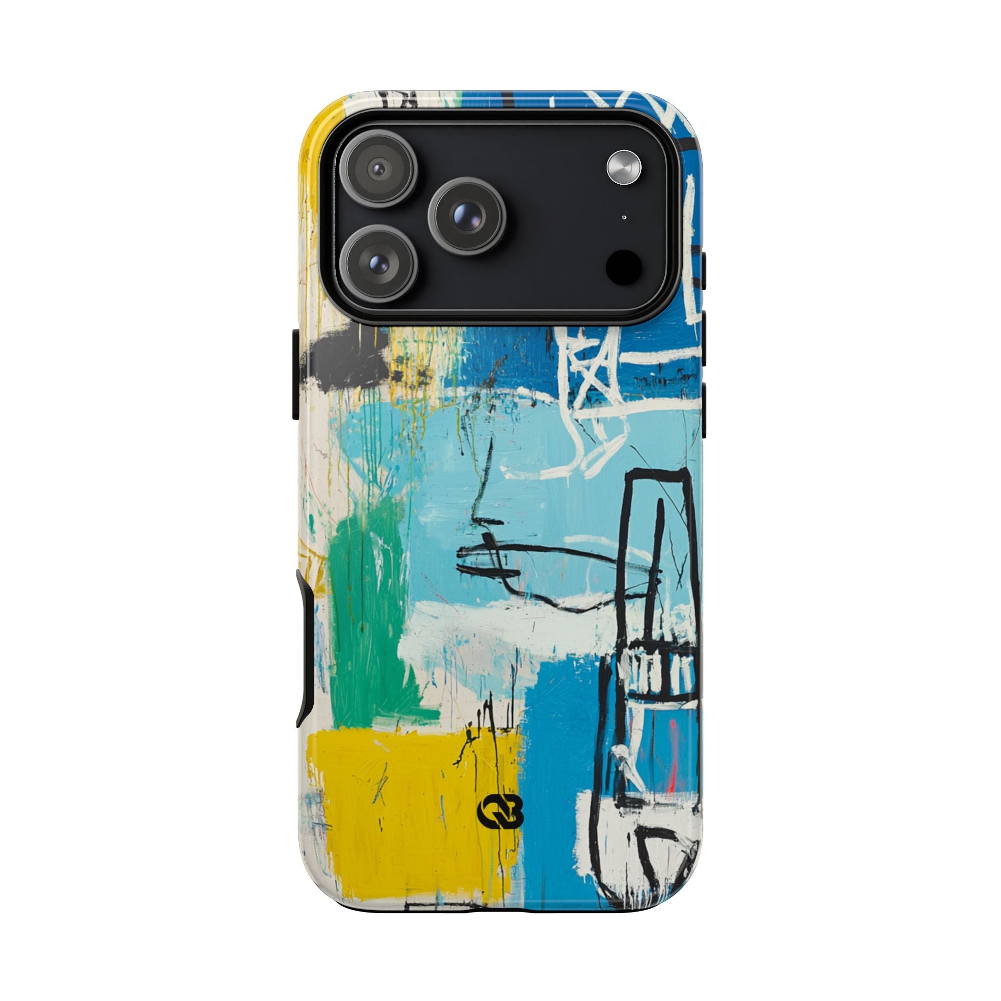 Azure Urban Scribble · Tough Phone Case for iPhone