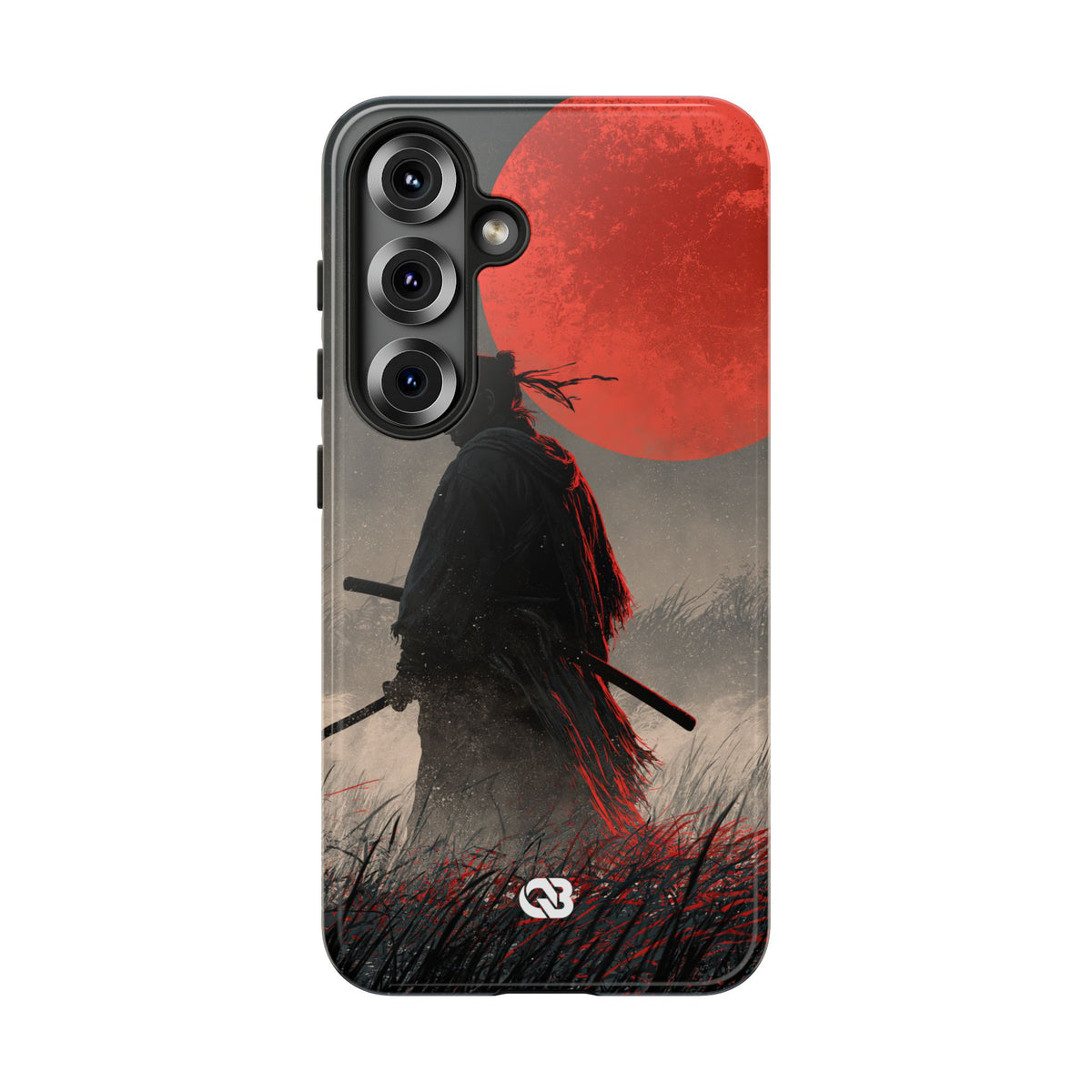 Crimson Moon Ronin · Tough Phone Case for Samsung · Black