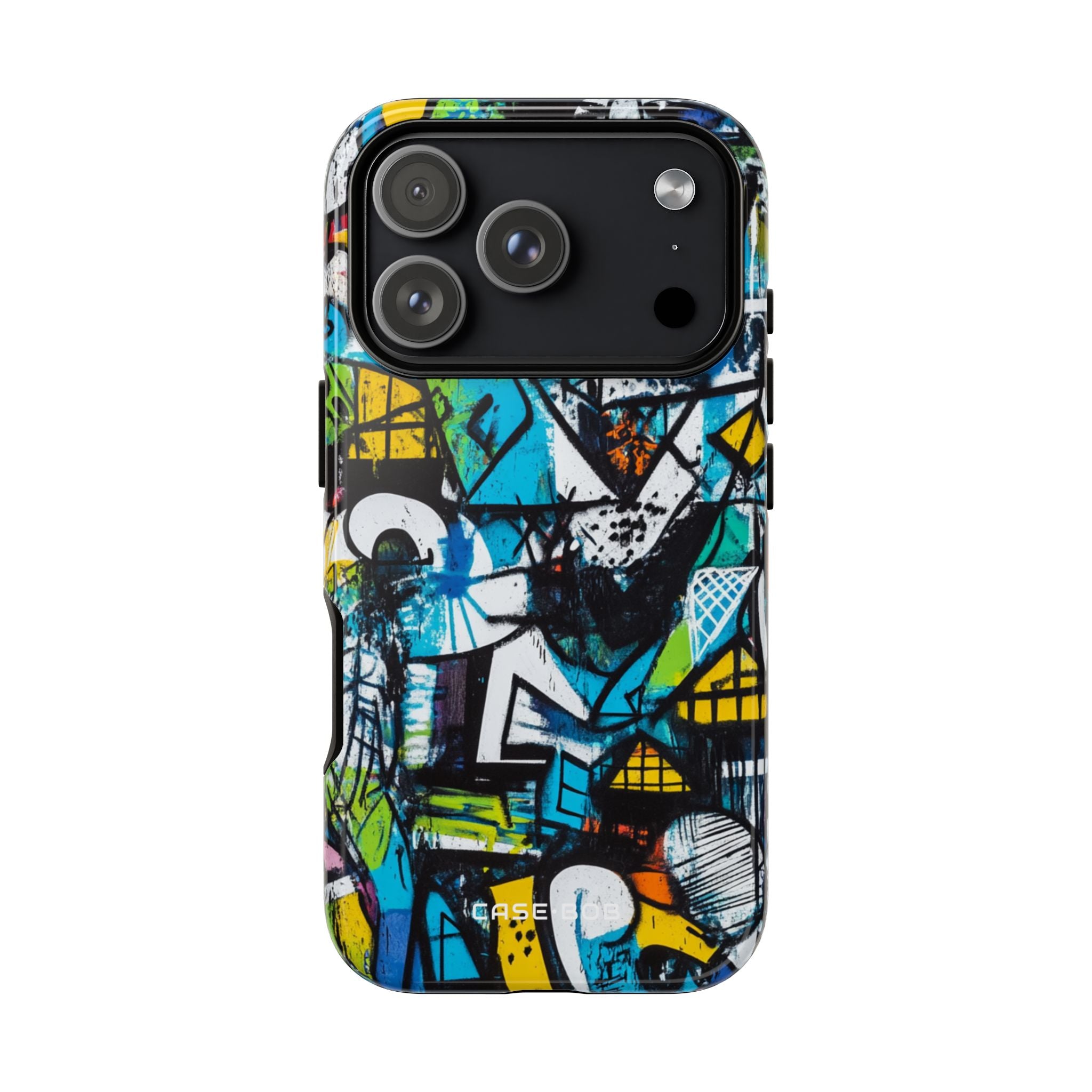 White Ripple Drift iPhone 17 Pro Case - Tough - CASE•BOB