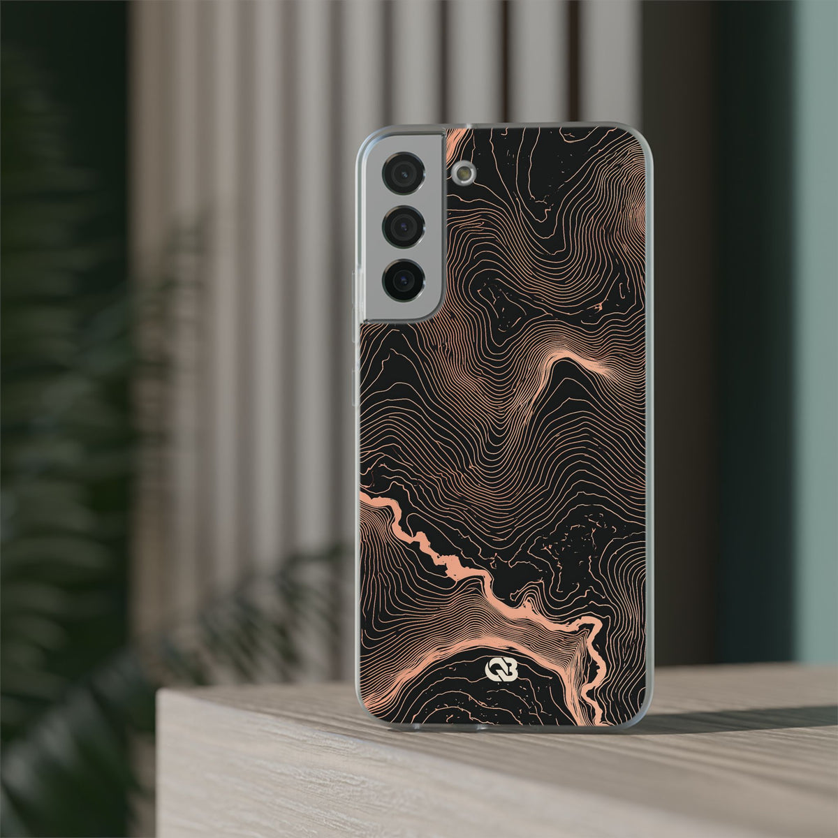 Mesa Elevation Contour · Lite Phone Case for Samsung · Black
