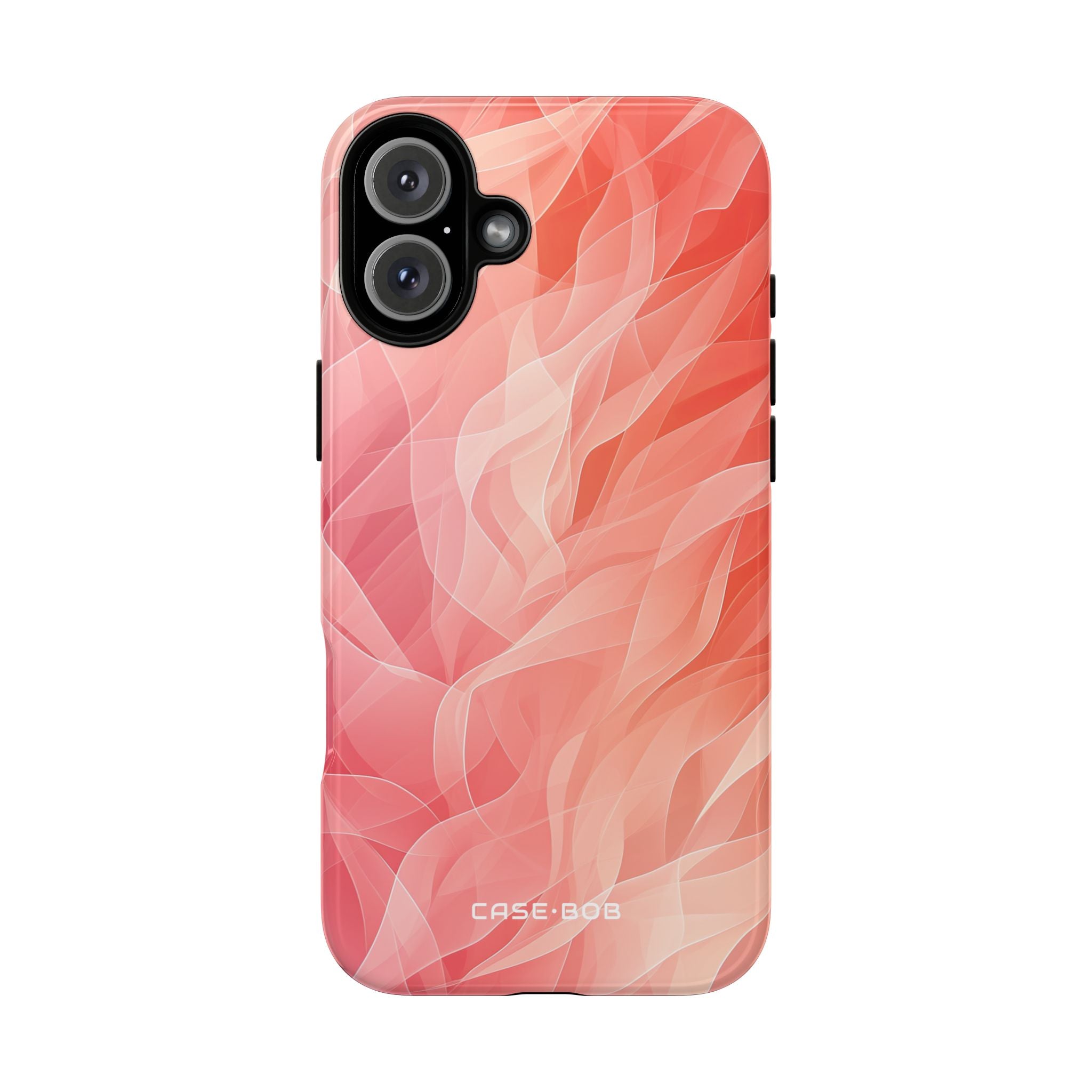 Coral Cascade iPhone 16 Plus Case - Tough
