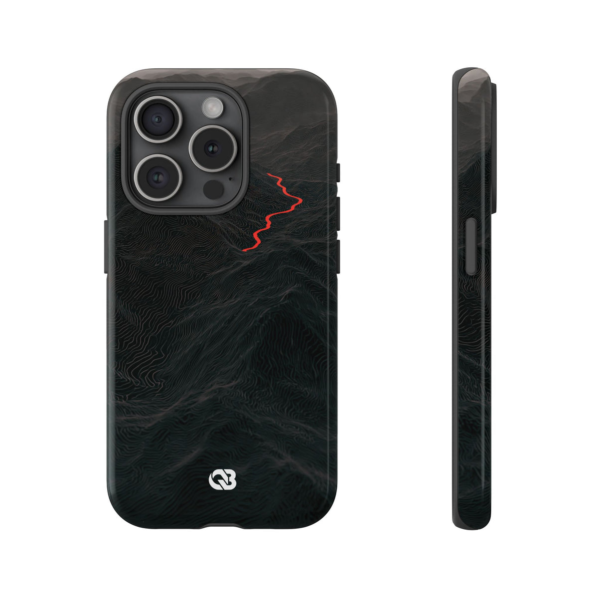 Crimson Ridge Pass · Tough Phone Case for iPhone · Black