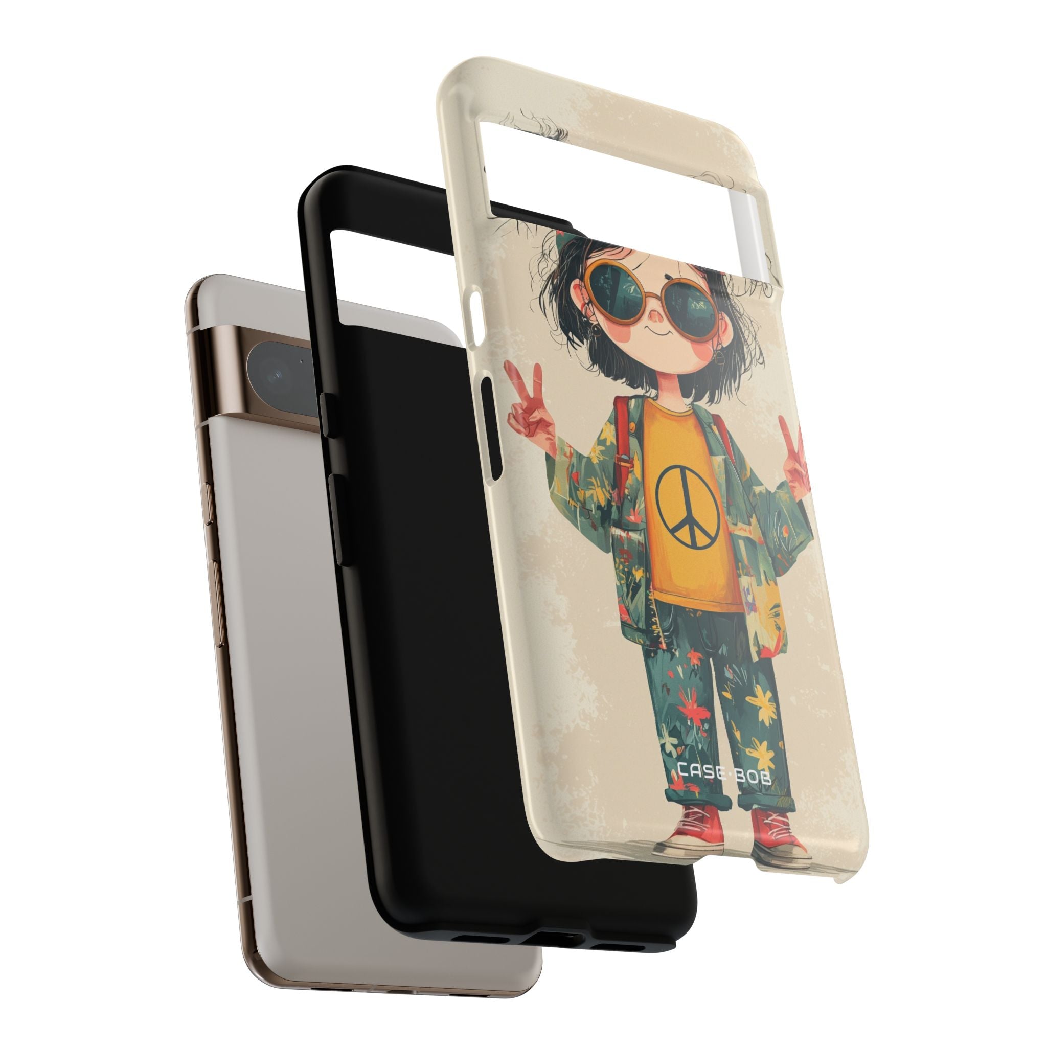 Peace Pigtails Google Pixel 8 Pro Case - Tough