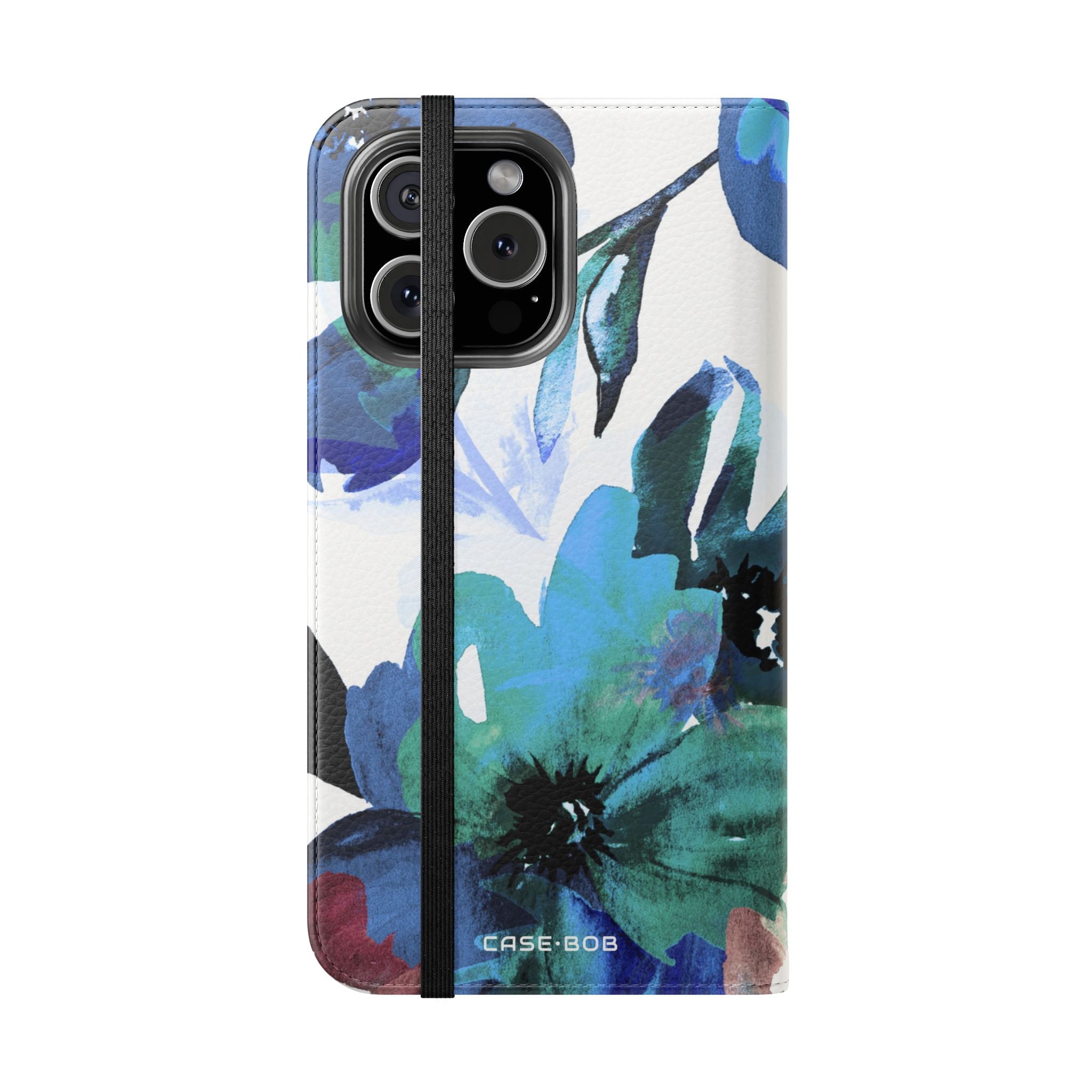 Blue Bloom - iPhone 16 Max Case - Wallet