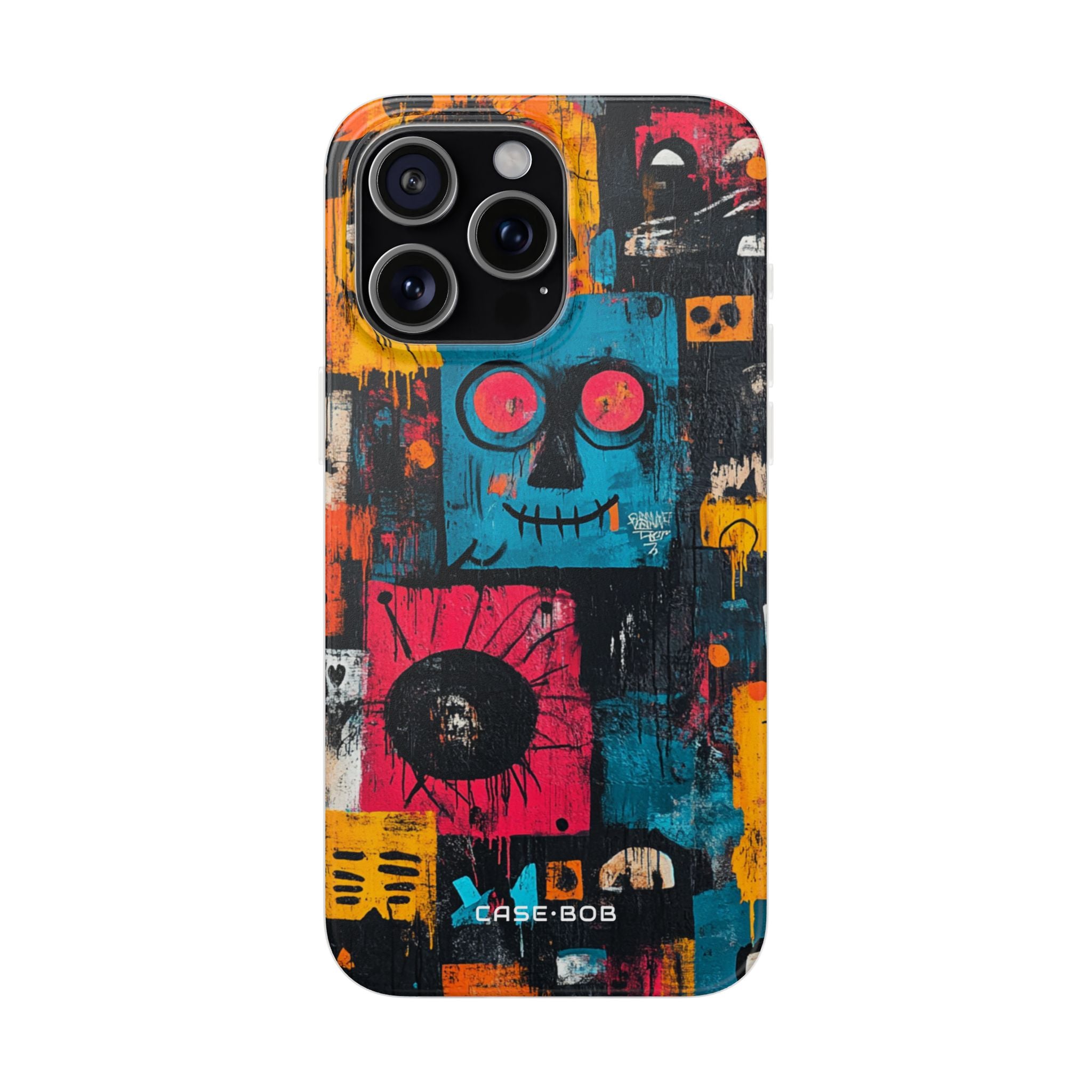 Blue Stitch Smile iPhone 15 Pro Max Case - Soft