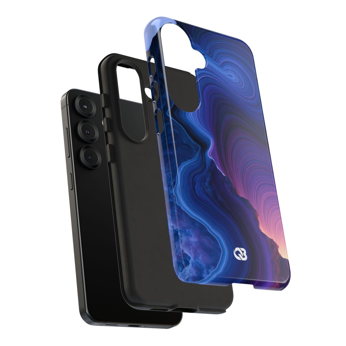 Radiant Strata · Tough Phone Case for Samsung · Blue
