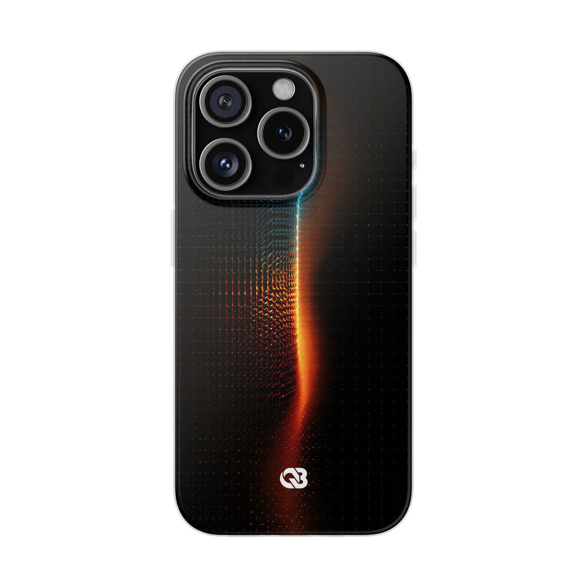 Luminous Refraction Grid · Lite Phone Case for iPhone · Black
