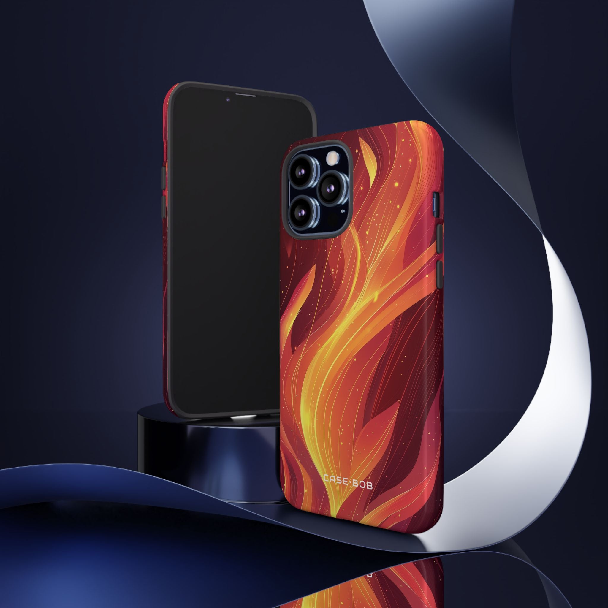 Flaming Flow iPhone 13 Pro Max -Kova suojakotelo