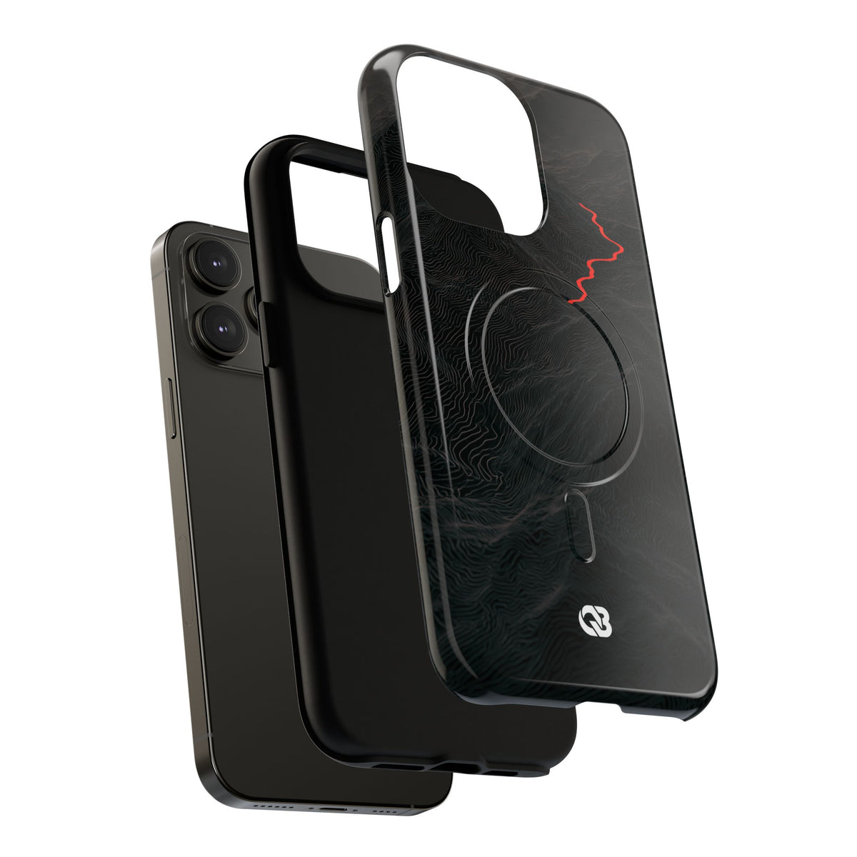 Crimson Ridge Pass · Tough 2.0 Magnetic Phone Case for iPhone · Black