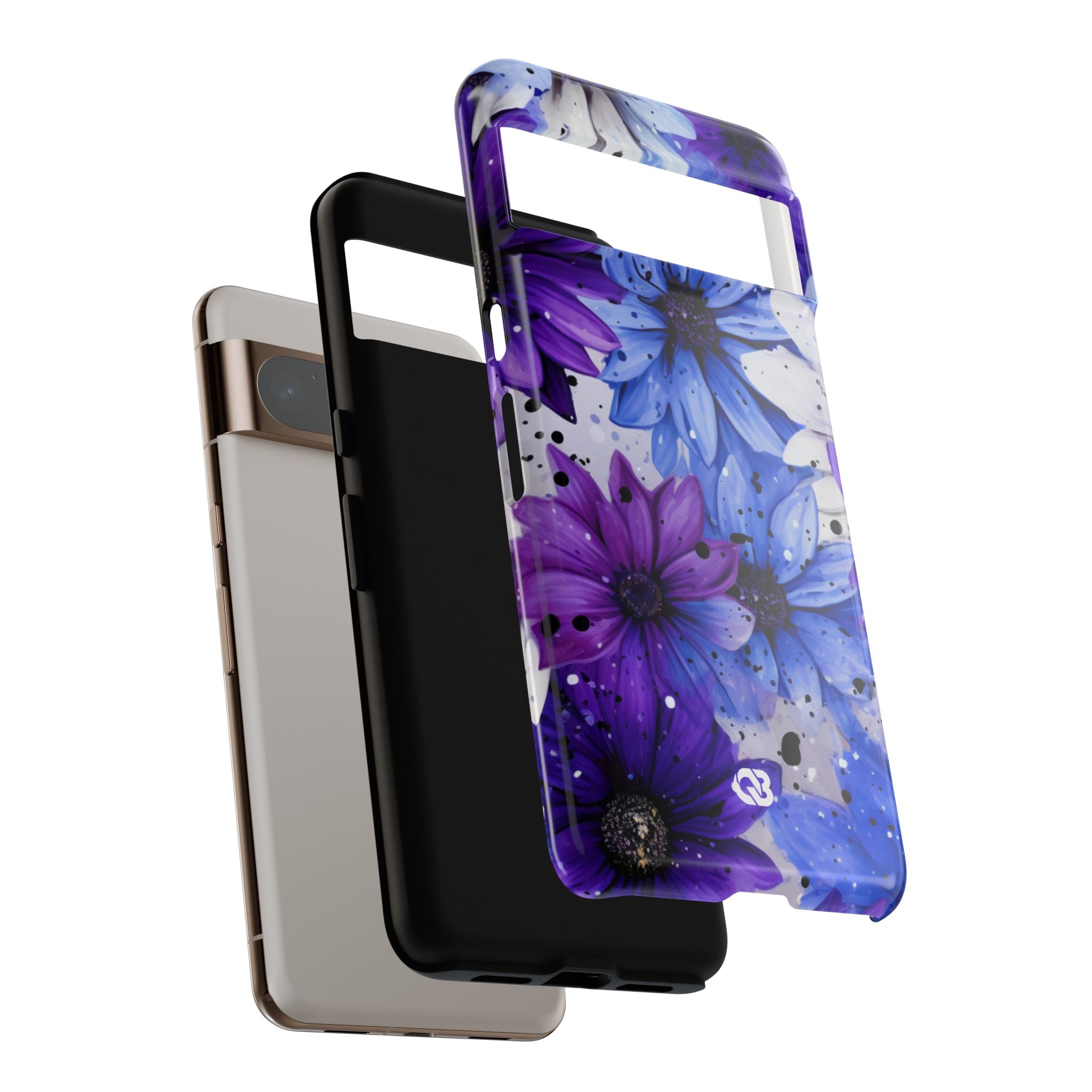 Ink Splatter Blooms · Tough Phone Case for Google Pixel