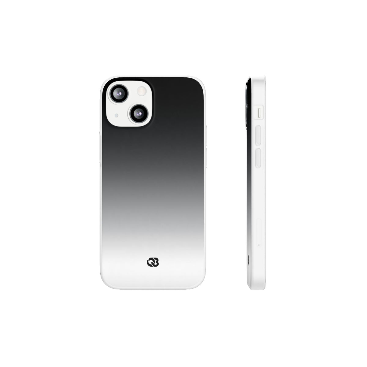 Noir Ombre Fade · Lite Phone Case for iPhone · Black
