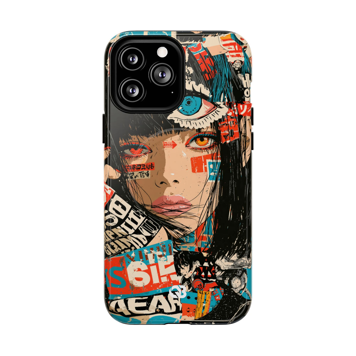 Shibuya Street Collage · Tough 2.0 Magnetic Phone Case for iPhone · Red