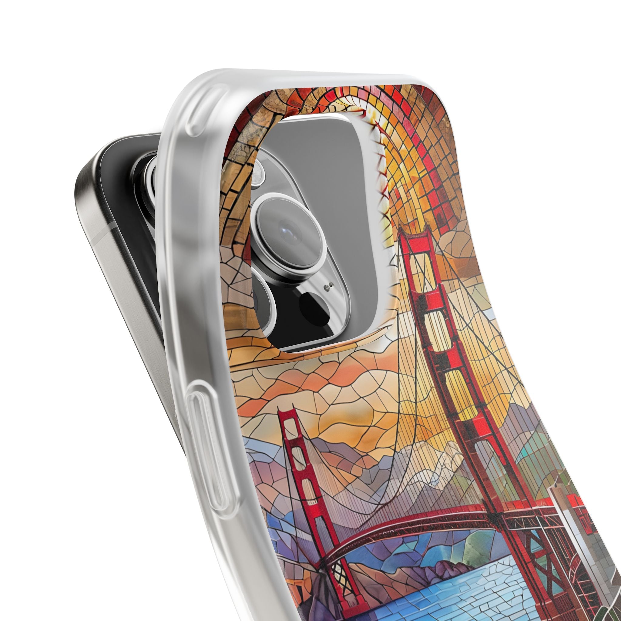 Crimson Arch Coast · Soft Custodia per iPhone