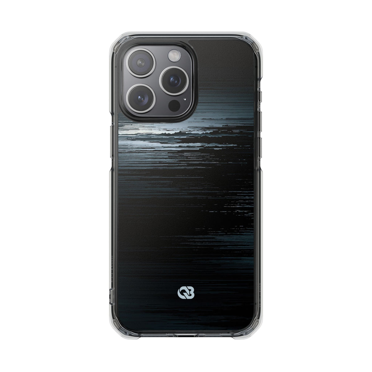 Orbital Horizon · Clear Impact Magnetic Phone Case for iPhone · Black