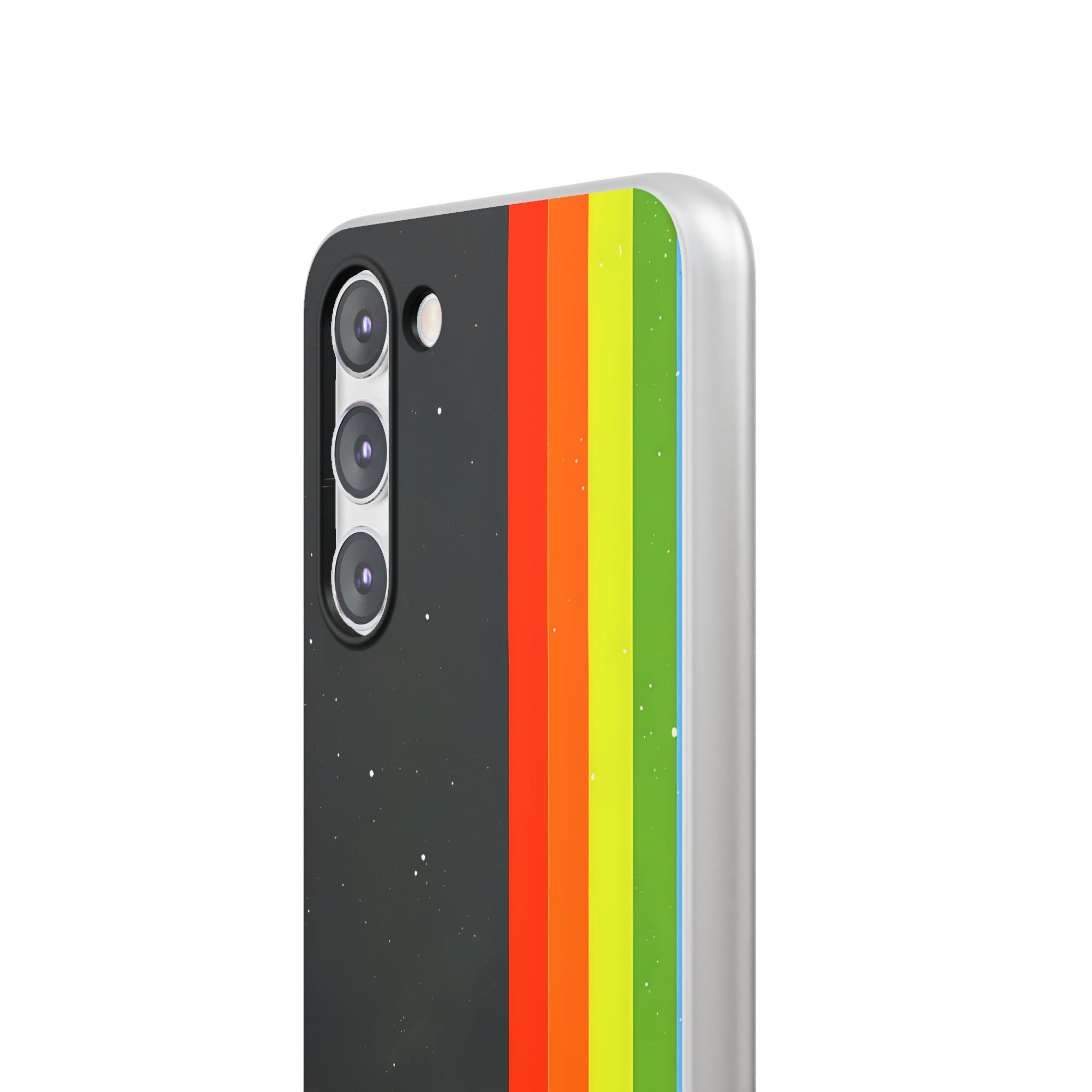 Retro Galactic Stripes · Soft Handyhülle für Samsung
