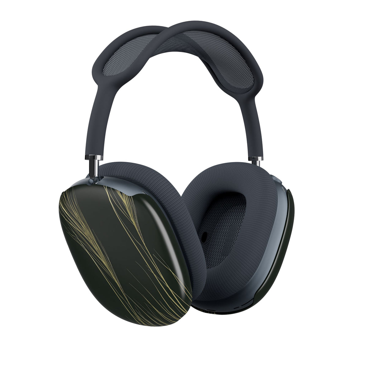 Golden Whispering Reeds · Hard Case for AirPods Max · Green