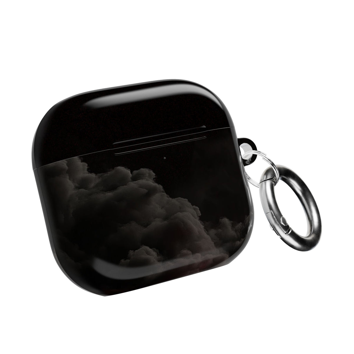 Crimson Fog Void · Hard Case for AirPods & AirPods Pro · Black