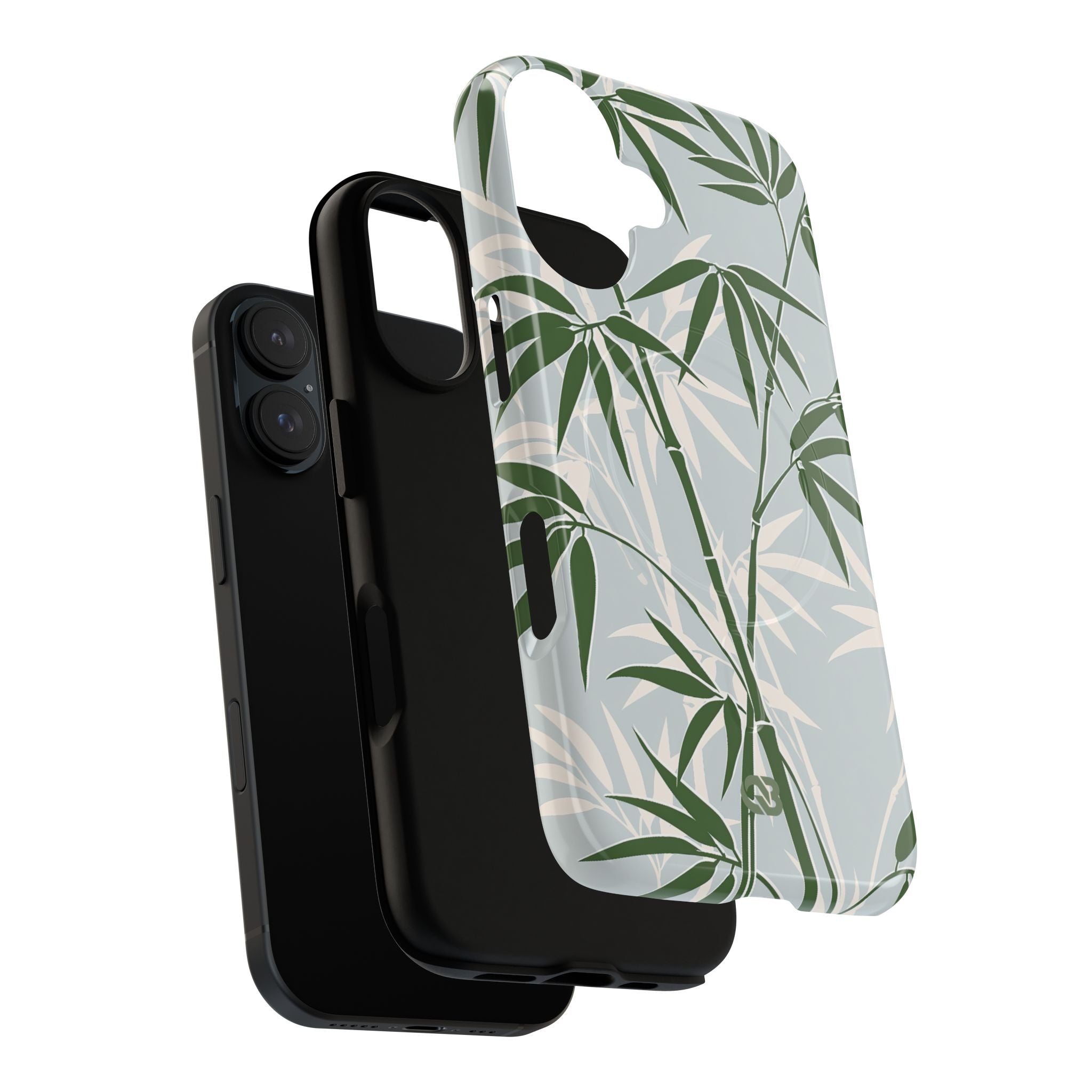 Green Tough 2.0 Magsafe Phone Case for iPhone - Kyoto Bamboo Canopy