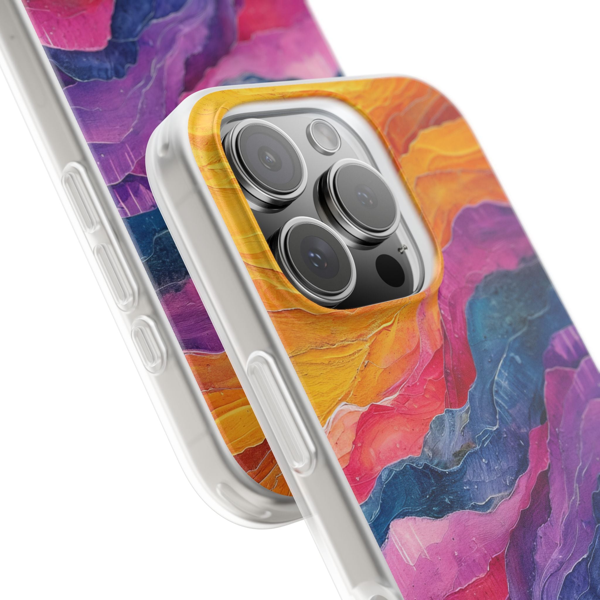 Levendige Flow iPhone 16 Pro Cover - Soft