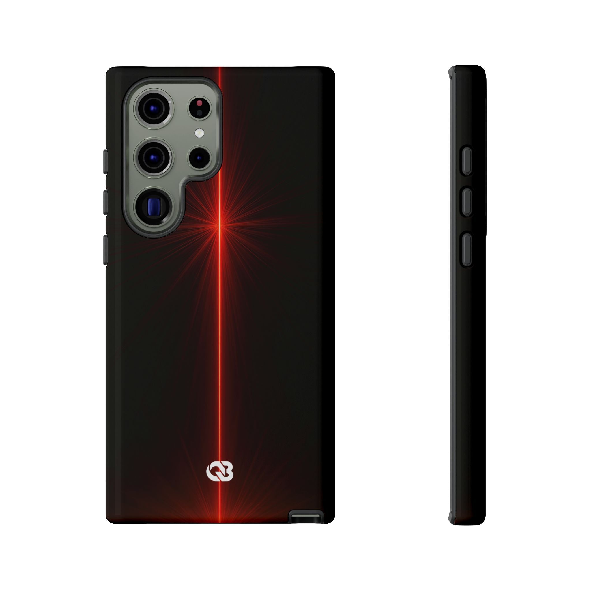 Red Tough Phone Case for Samsung - Crimson Flare Vector