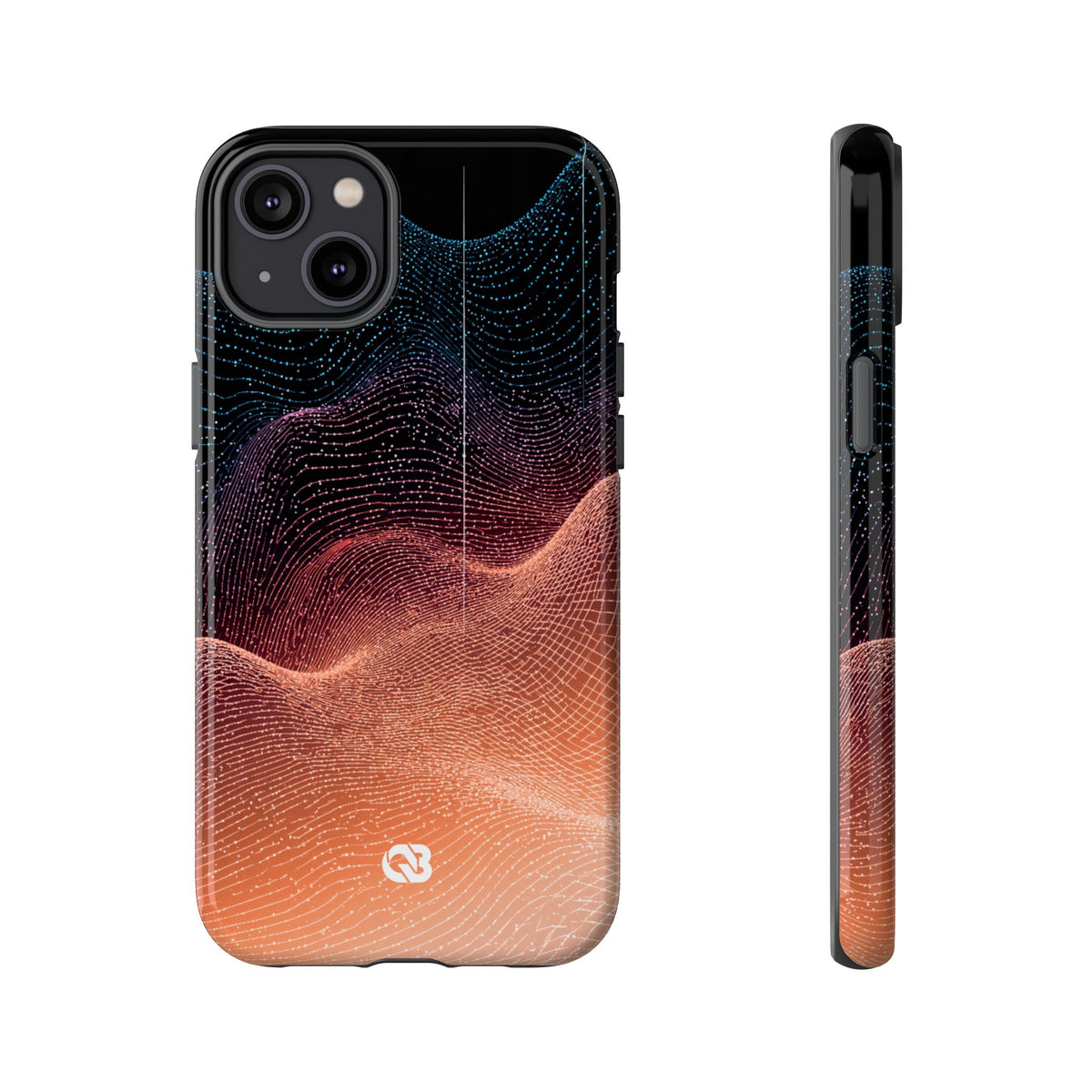 Spectral Elevation · Tough Phone Case for iPhone · Orange