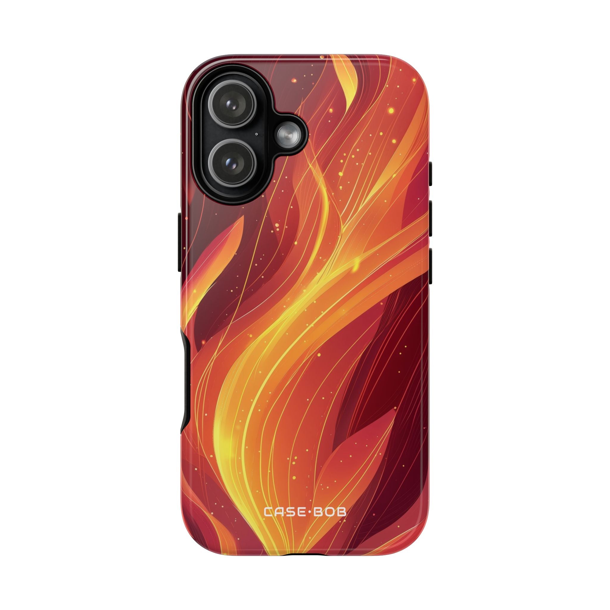 Flaming Flow iPhone 17 Case - Tough - CASE•BOB