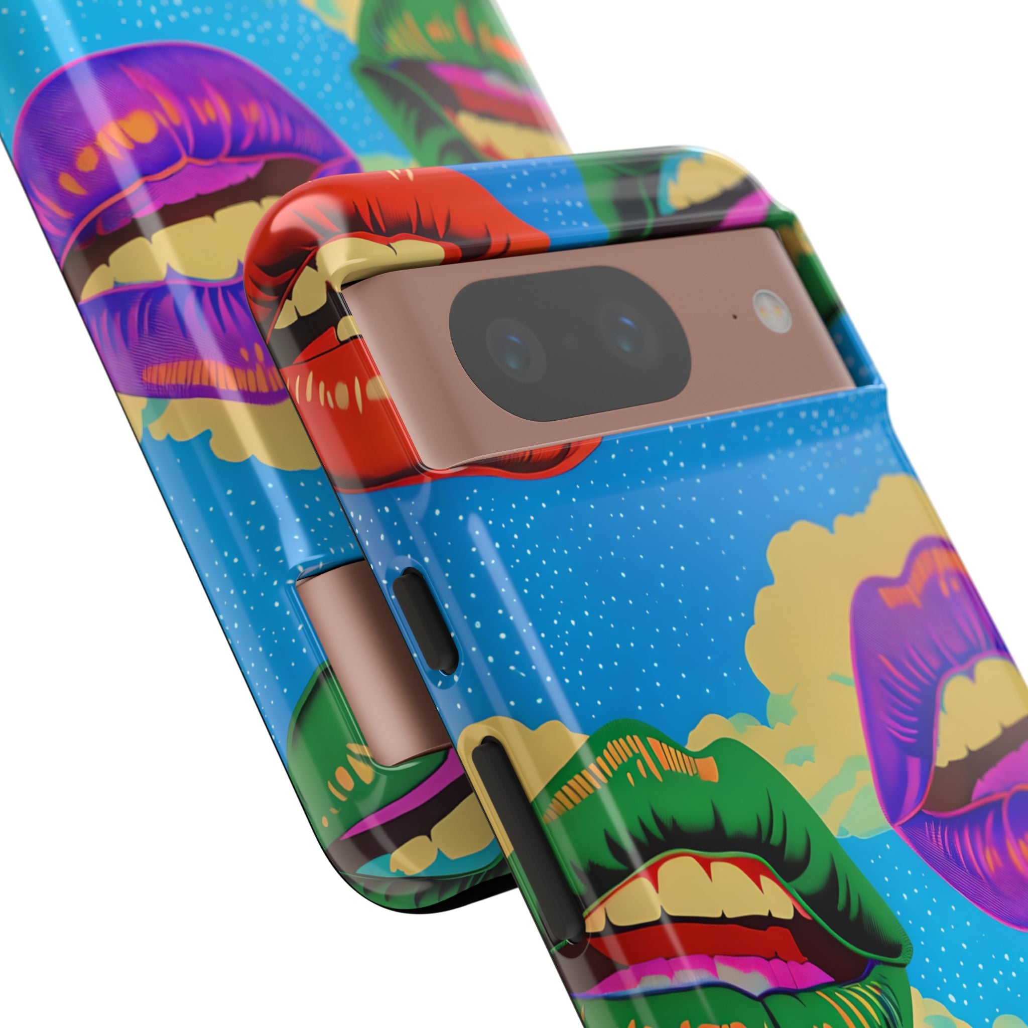 Colorful Lipscape Google Pixel 8 Case - Tough