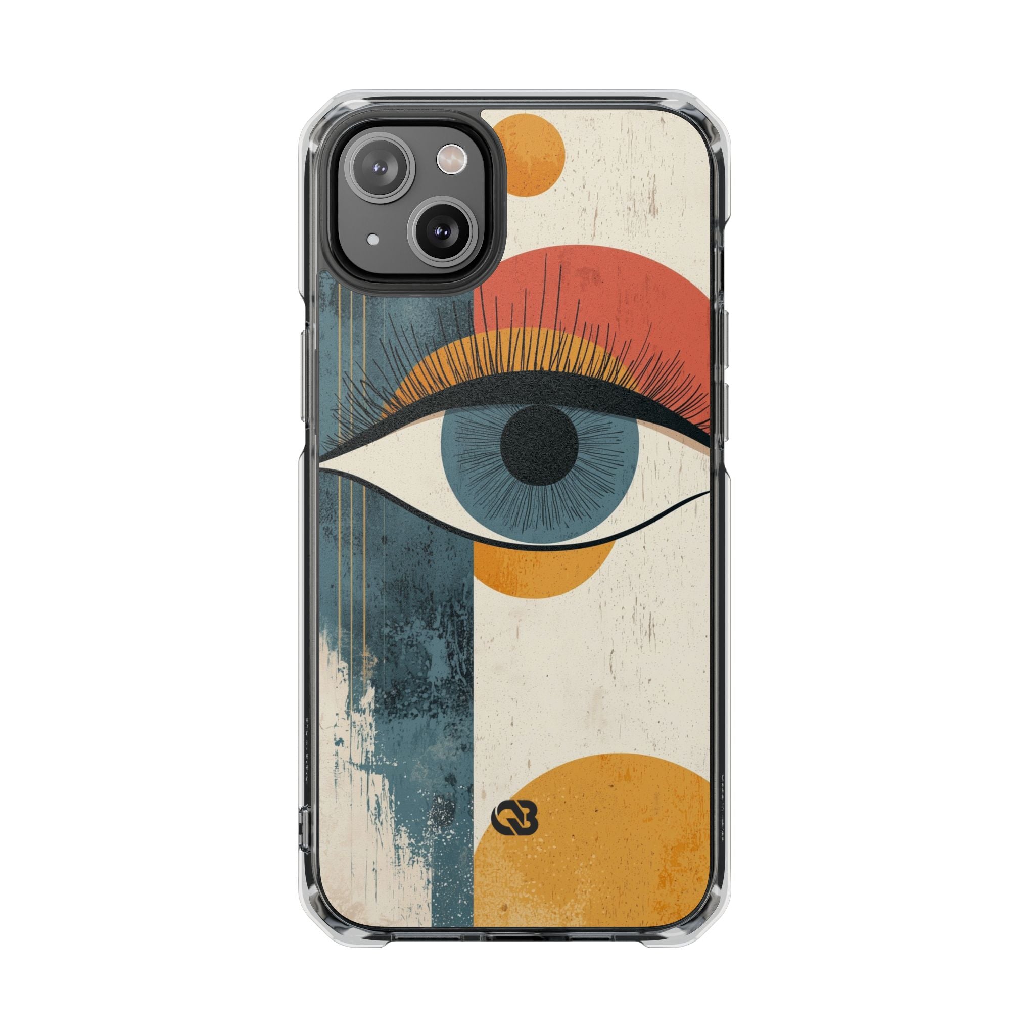 Distressed Azure Ocular · Impact Phone Case for iPhone · Magsafe