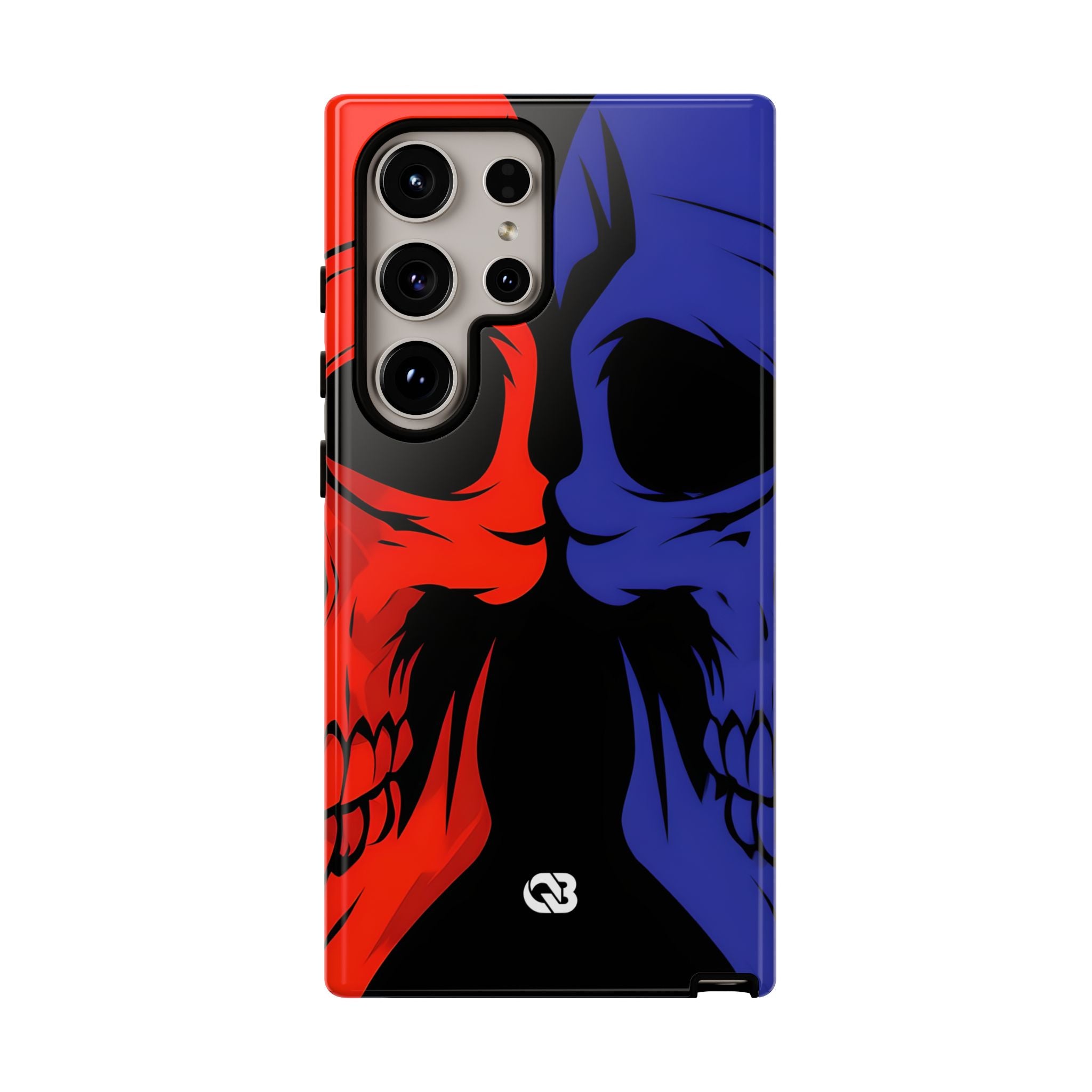 Crimson Cobalt Skulls · Tough Phone Case Samsungille