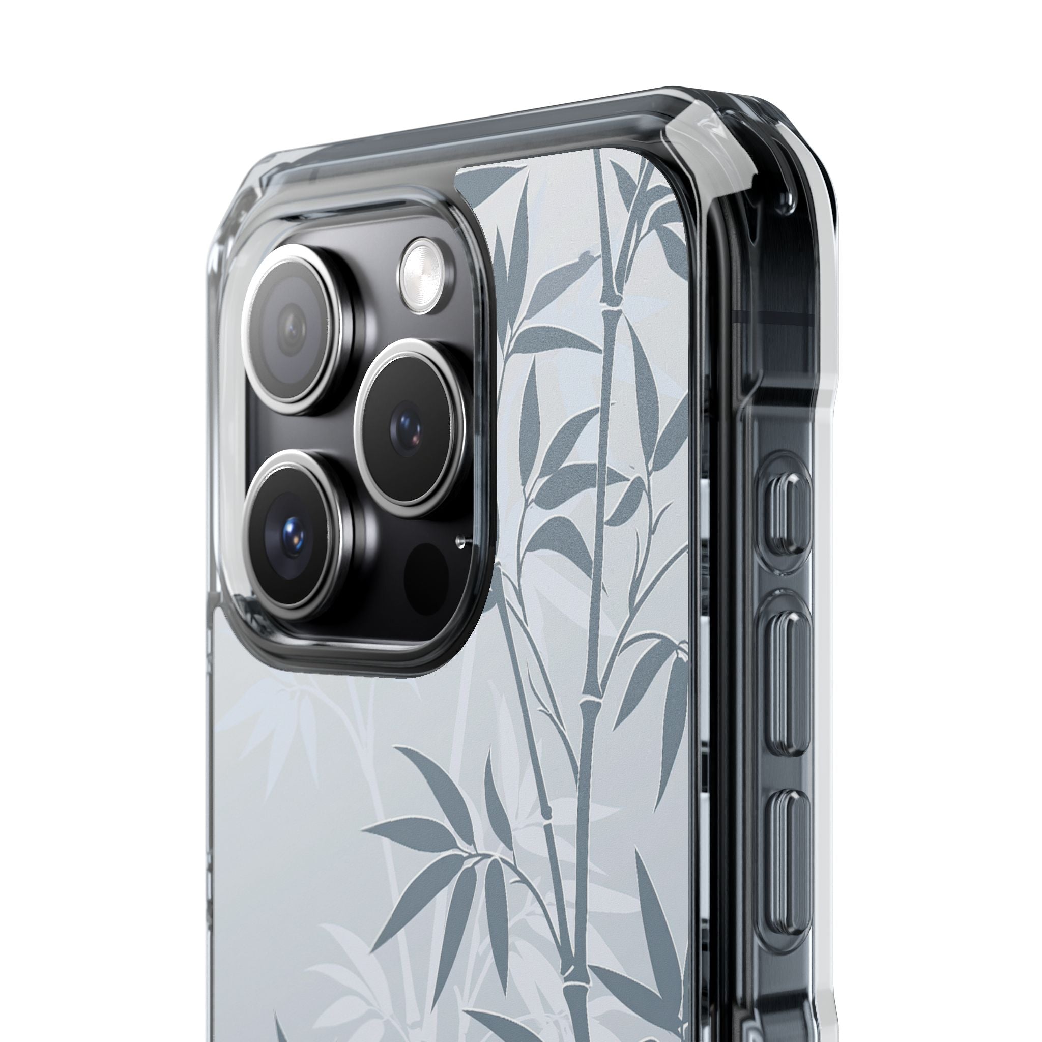 Blue Impact MagSafe Phone Case for iPhone - Slate Bamboo Shadow