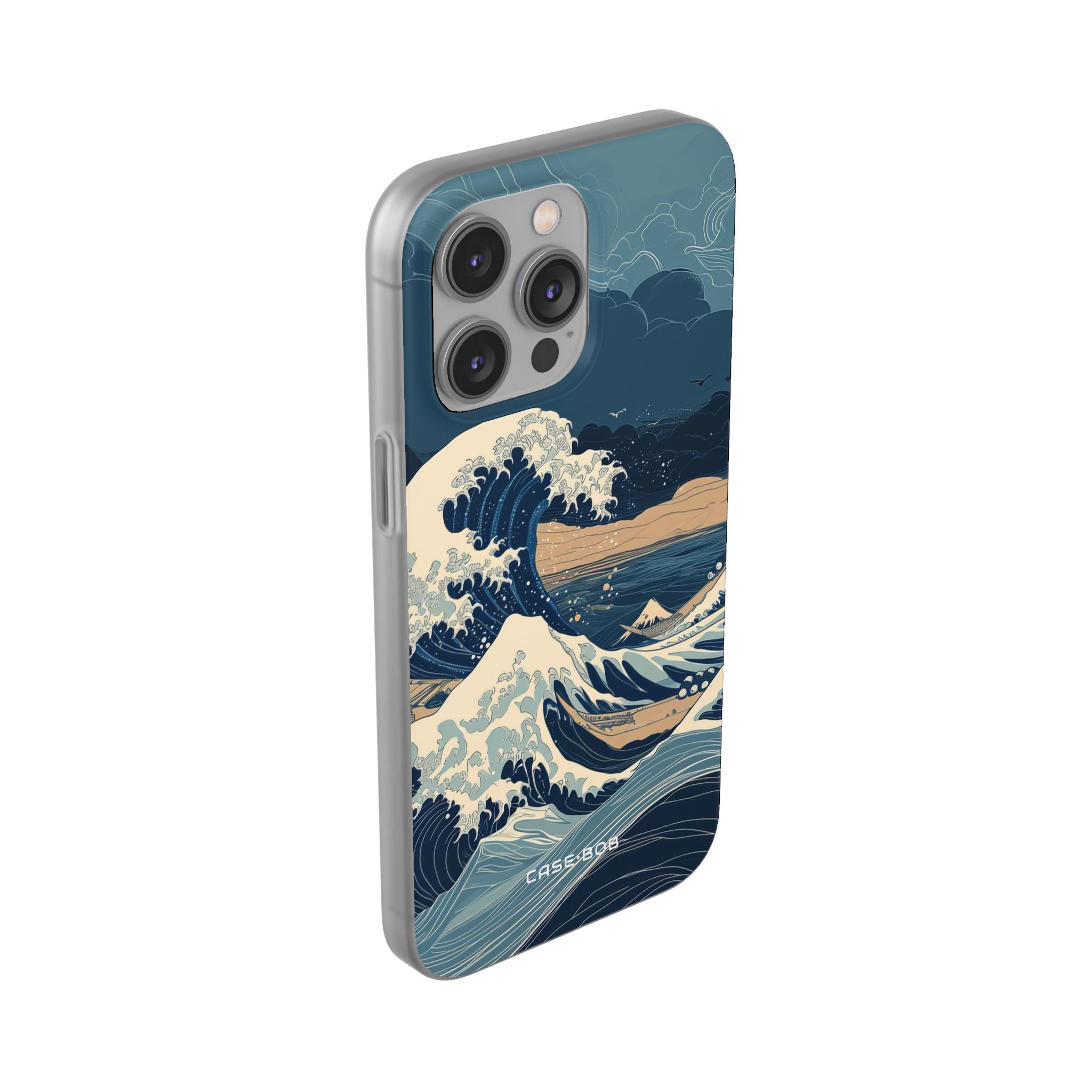 Cresting Blue Wave iPhone 14 Pro Max Case - Soft