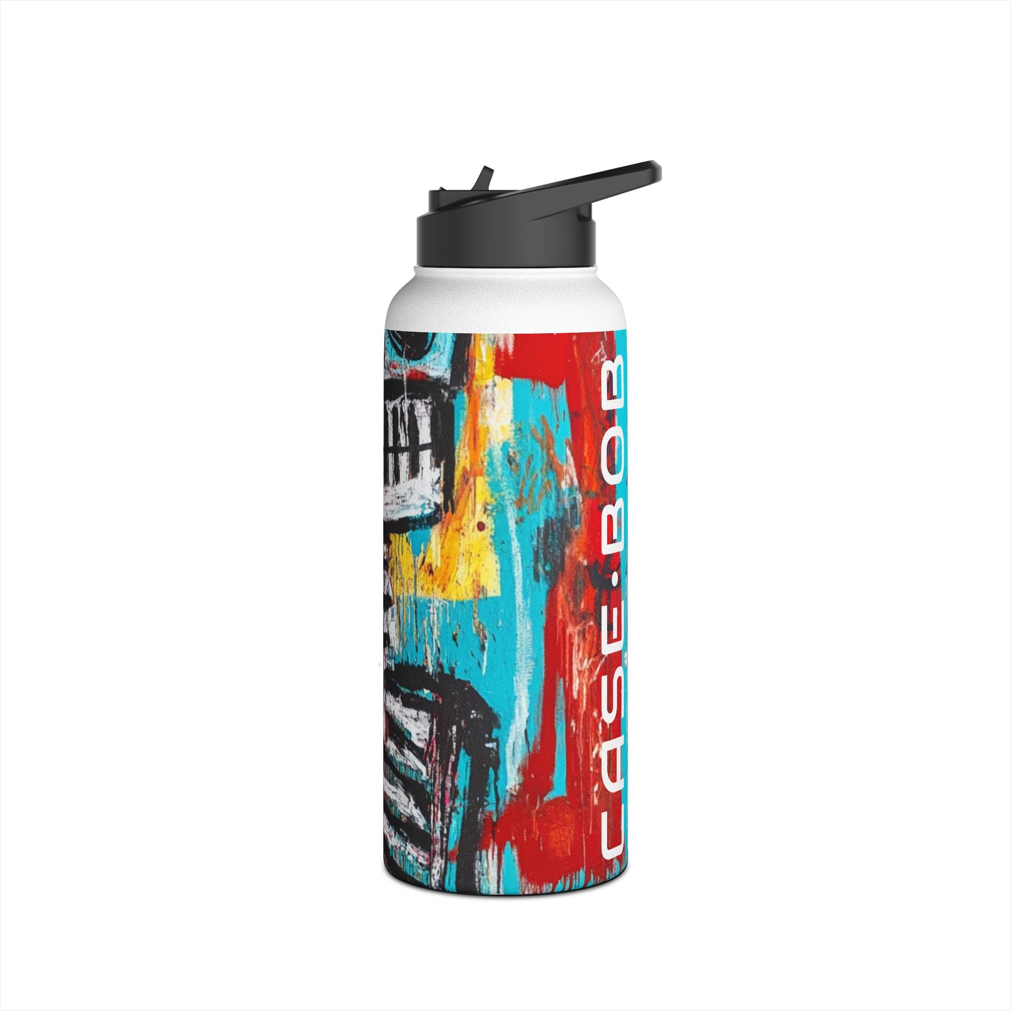 Neon Skull Chaos - Stainless Steel Water Bottle