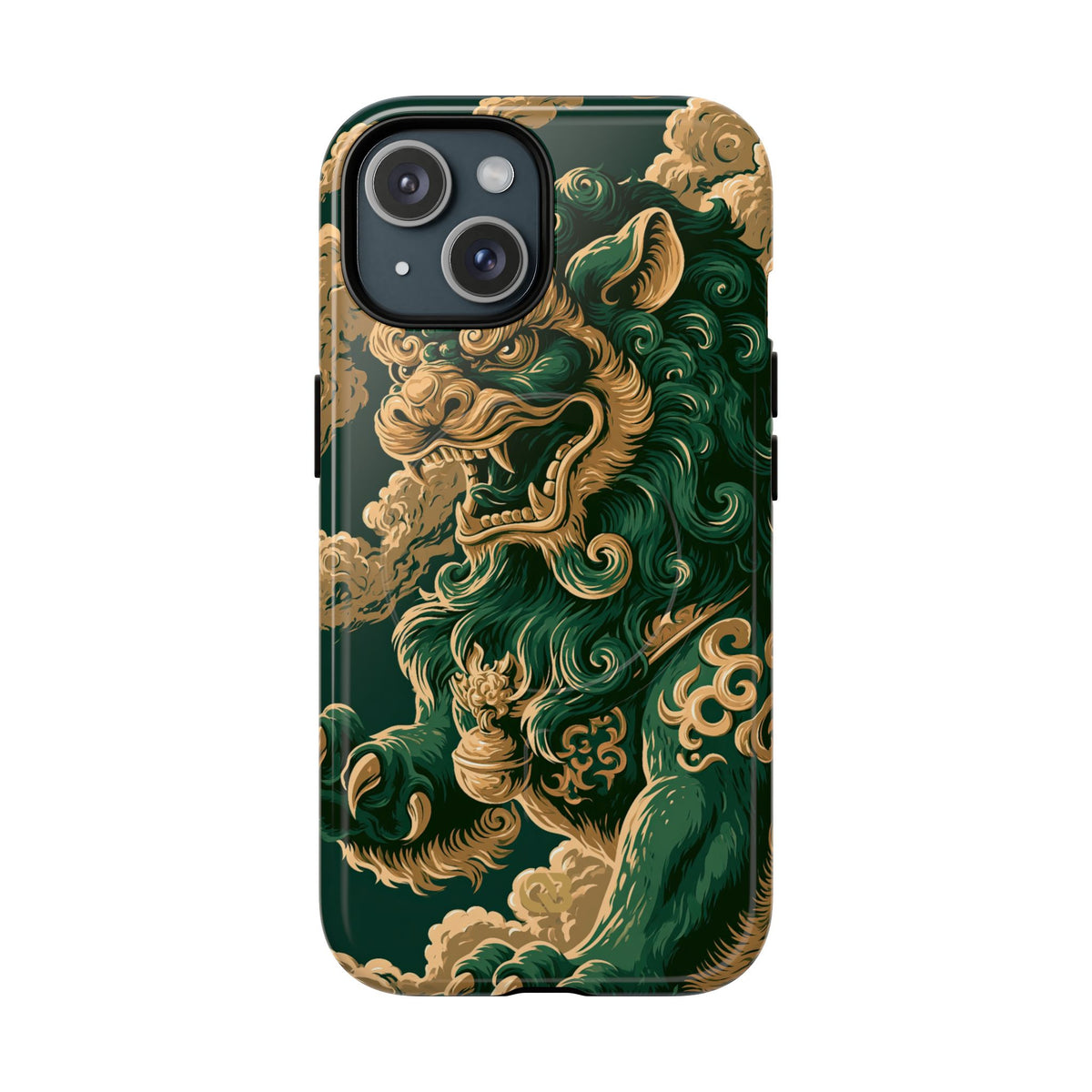 Imperial Guardian Lion · Tough 2.0 Magnetic Phone Case for iPhone · Green
