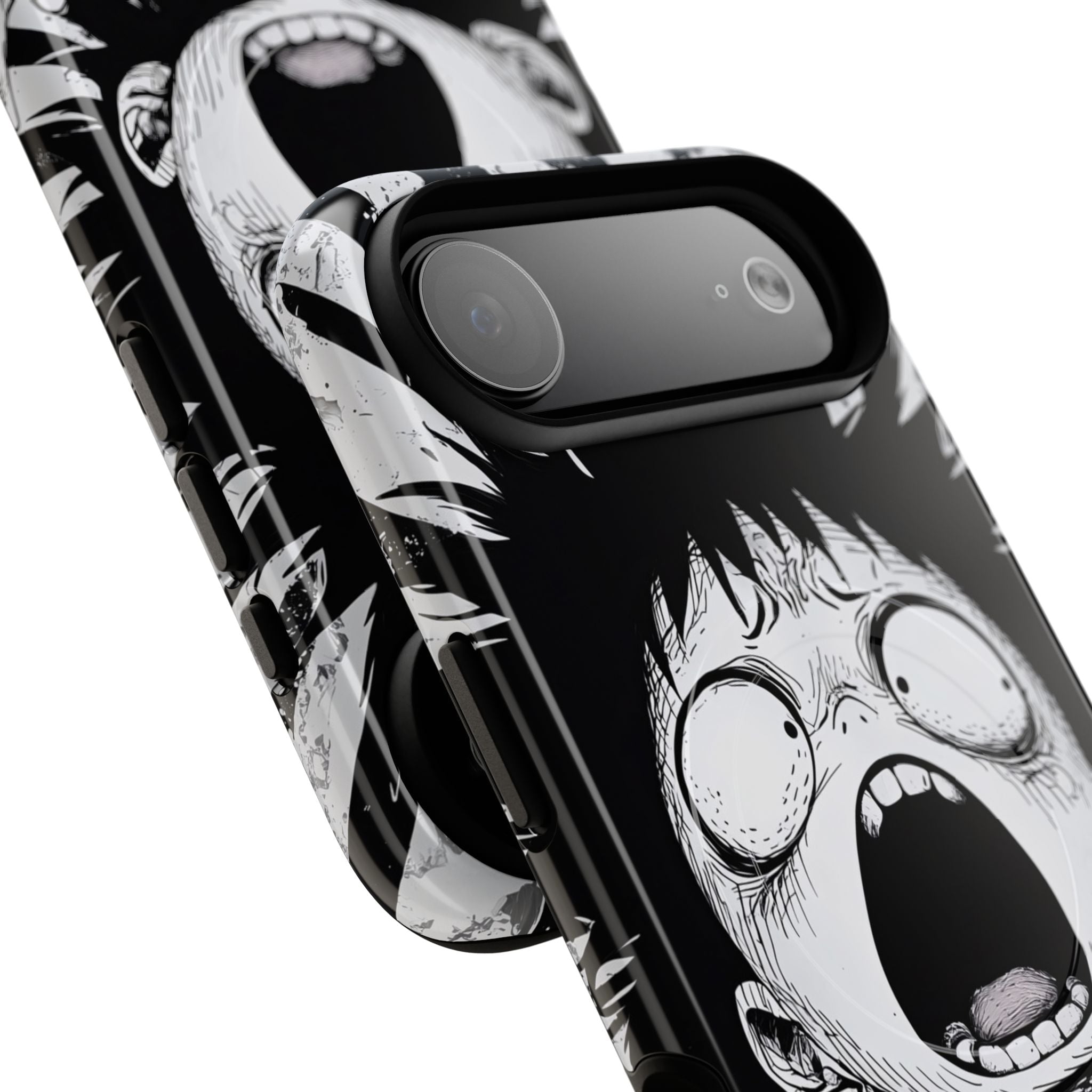 Screaming Stripes iPhone 17 Air Case - Tough+ - CASE•BOB