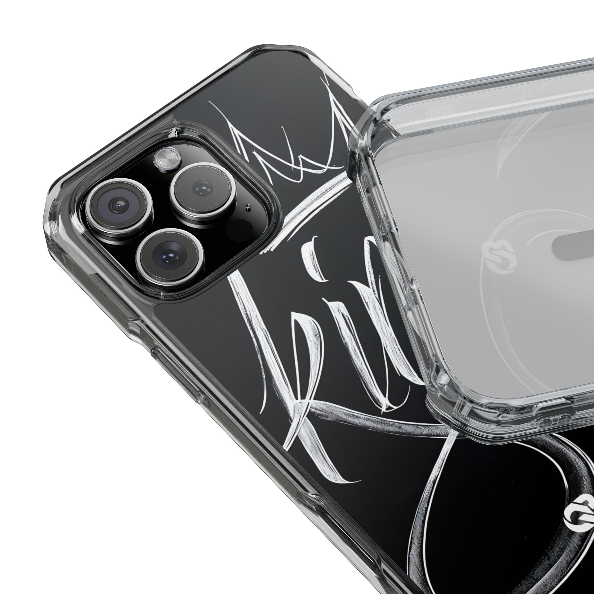 Noir Crown Script · Impact Phone Case for iPhone · Magsafe
