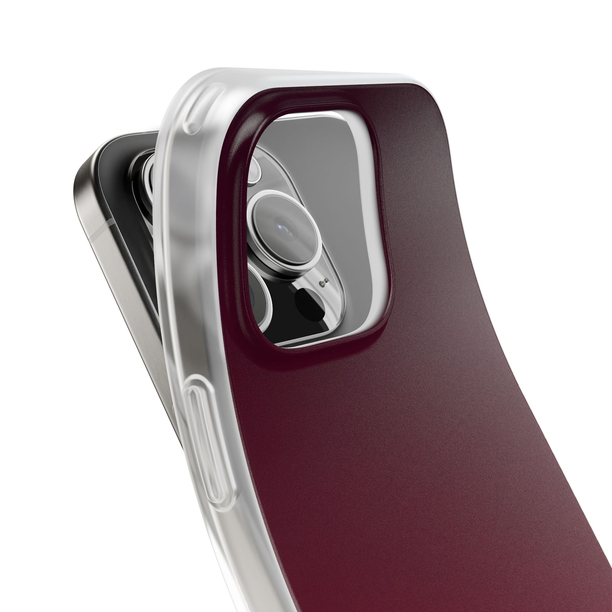 Red Lite Phone Case for iPhone - Deep Sangria Gradient
