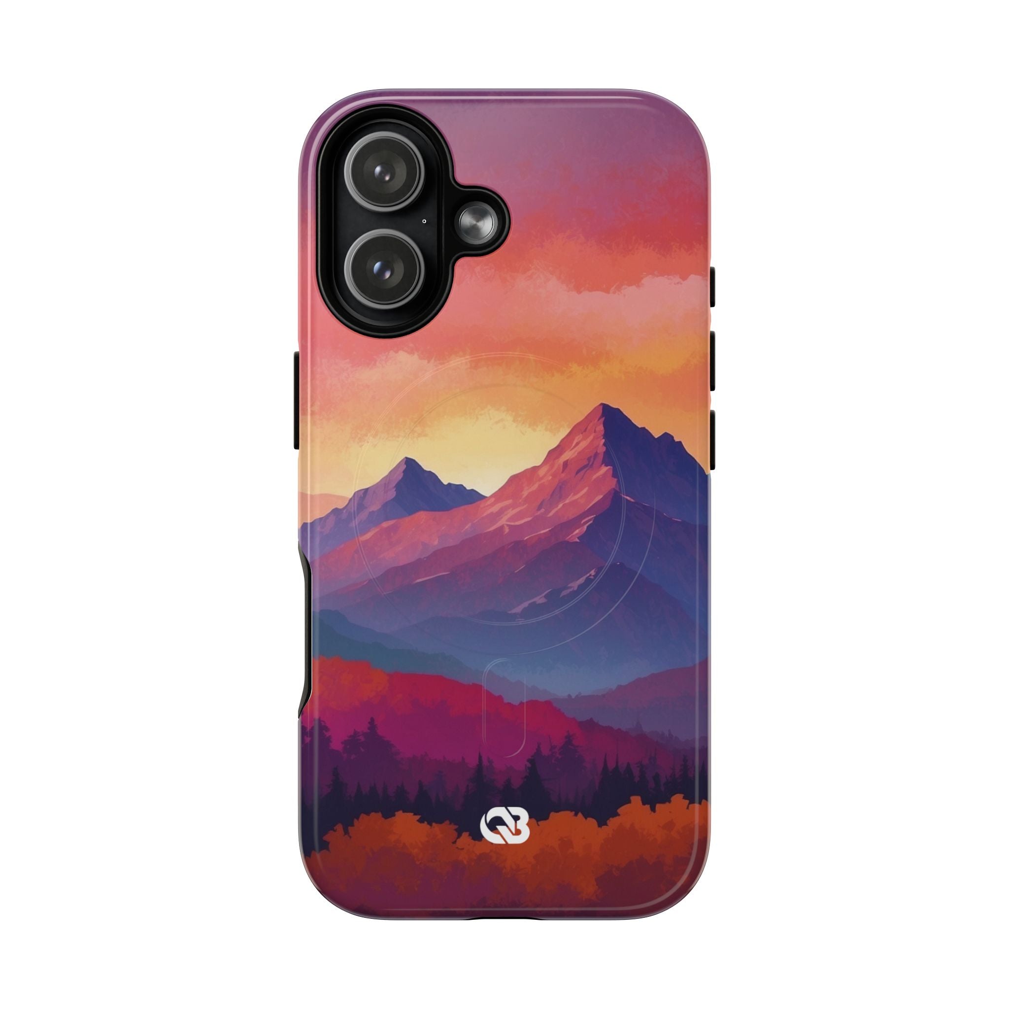Crimson Mountain Dusk · Tough+ Phone Case for iPhone · Magsafe