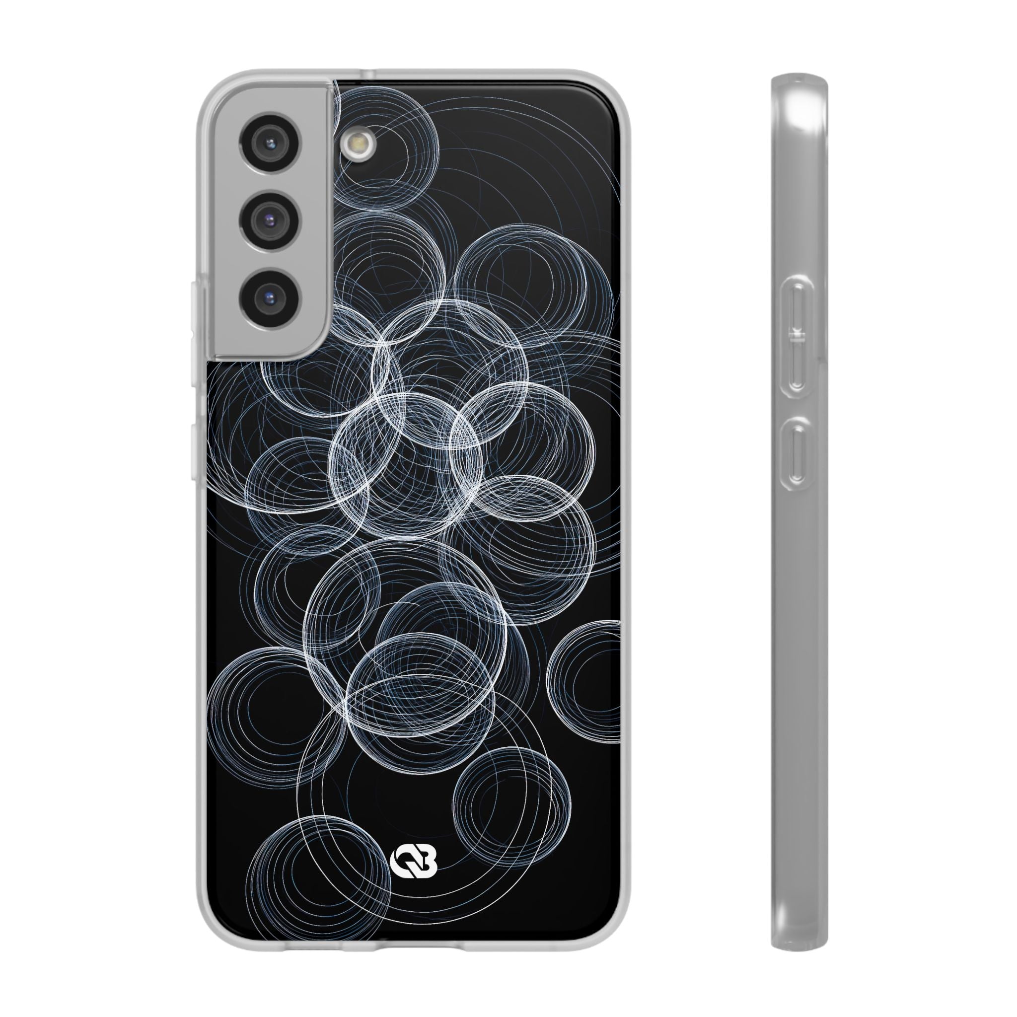 Black Lite Phone Case for Samsung - Frosted Ring Matrix