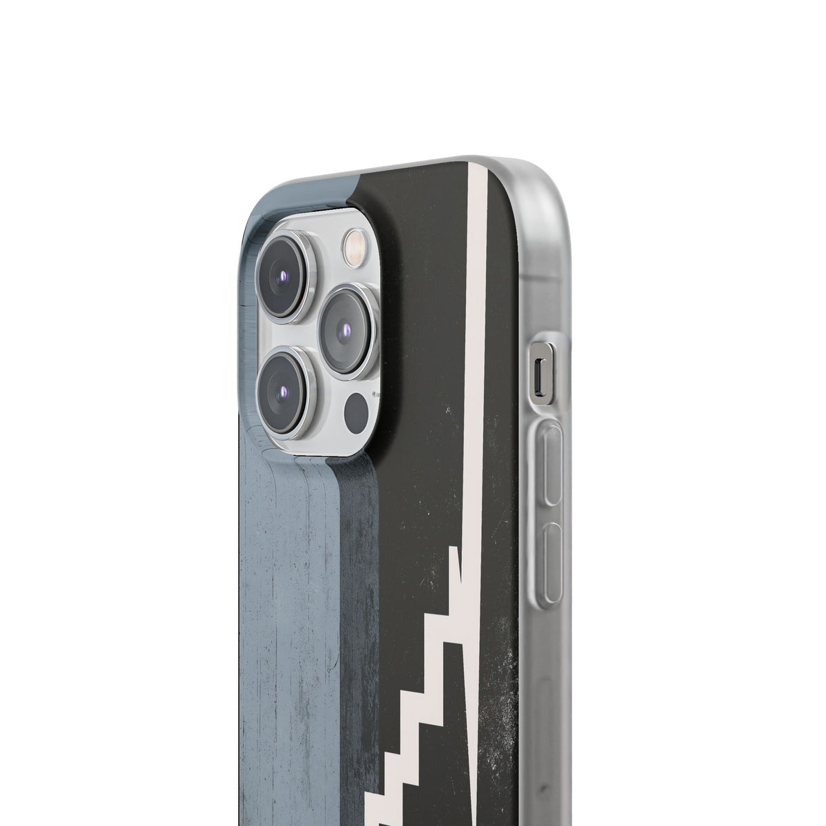 Grey Lite Phone Case for iPhone - Industrial Concrete Void