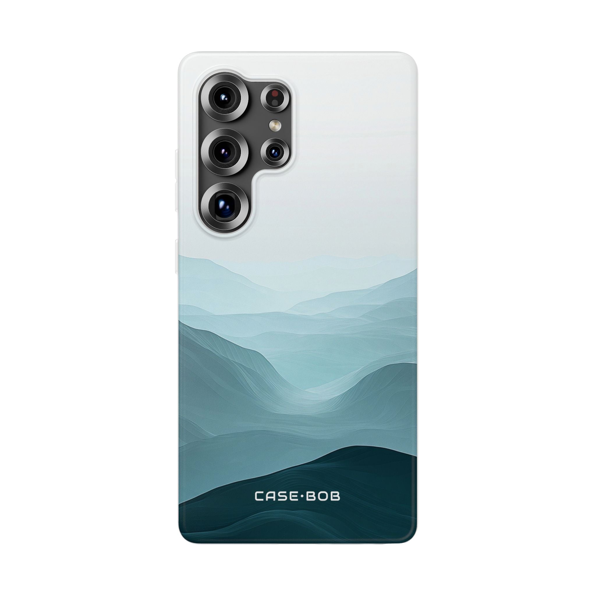 Teal Mist Mountains Samsung S25 Ultra Case - Soft