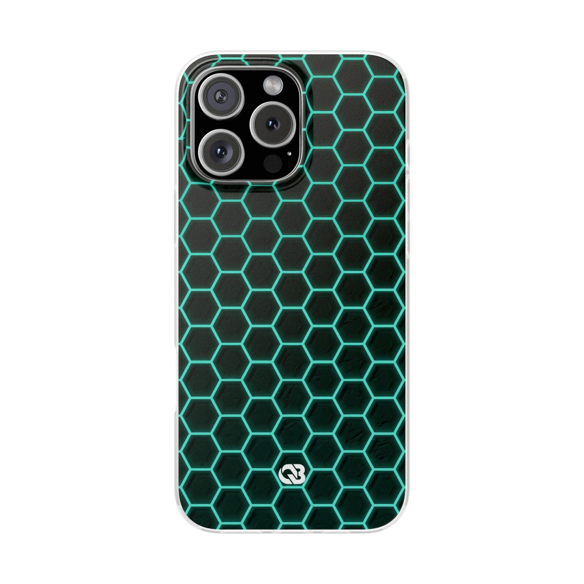 Neon Hex Spectrum · Lite Phone Case for iPhone · Teal