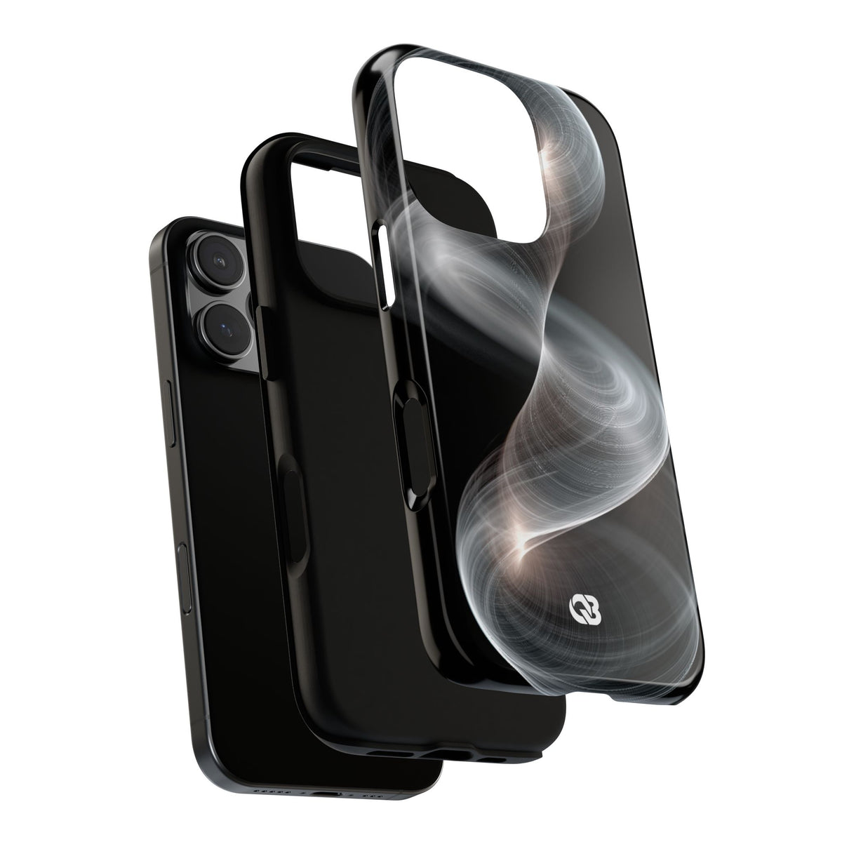Luminous Vortex · Tough Phone Case for iPhone · Black